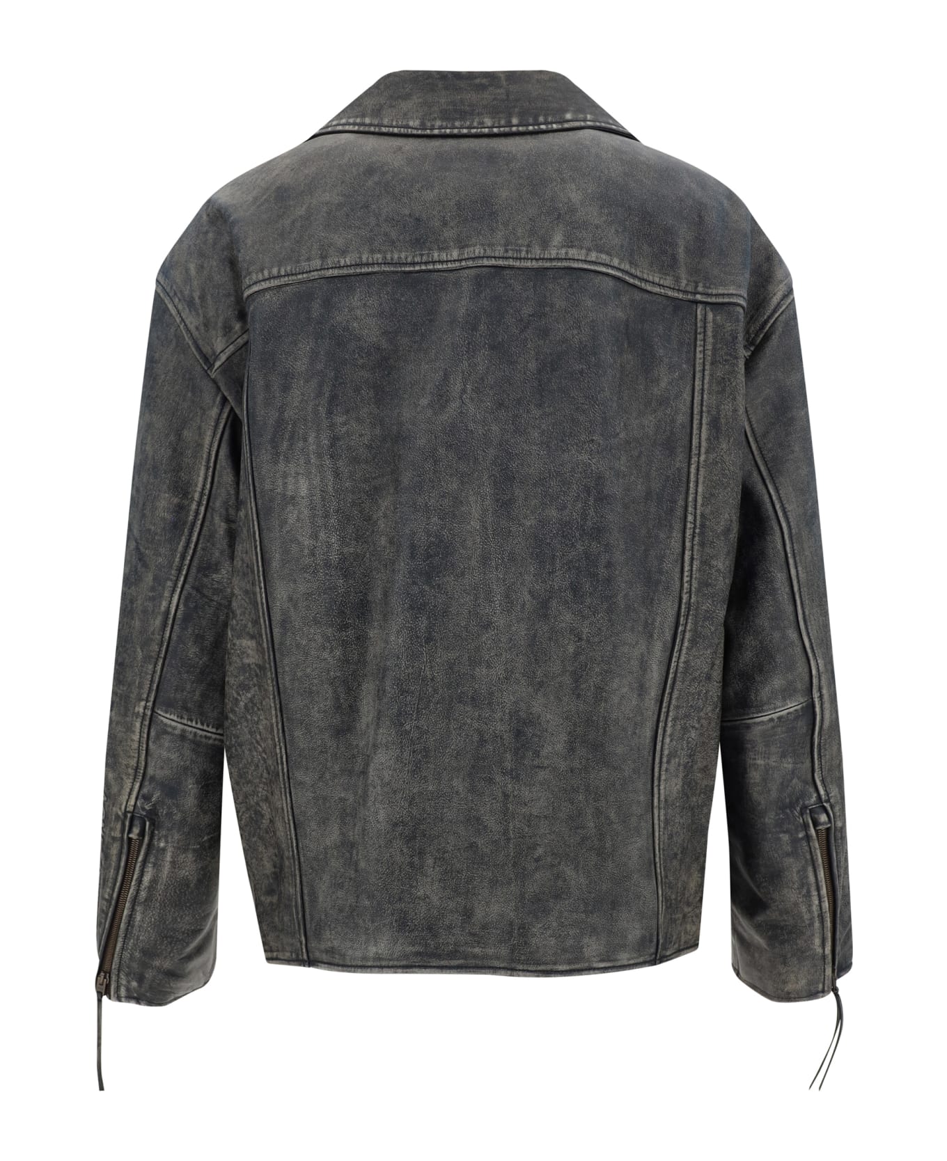 Acne Studios Leather Jacket - Black