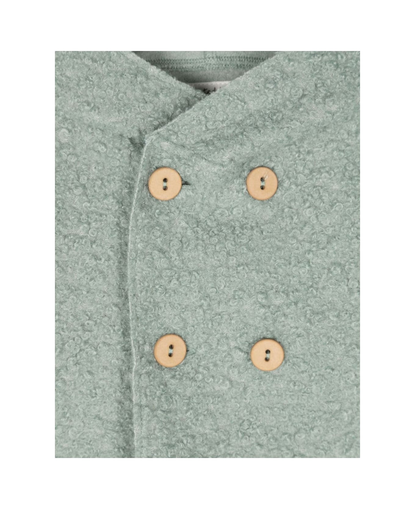 Teddy & Minou Cardigan Effetto Pecora - Green