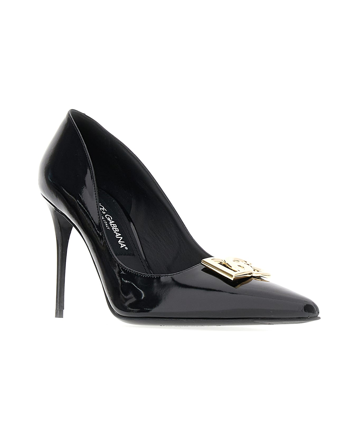 Dolce & Gabbana Black Leather Pumps - 80999