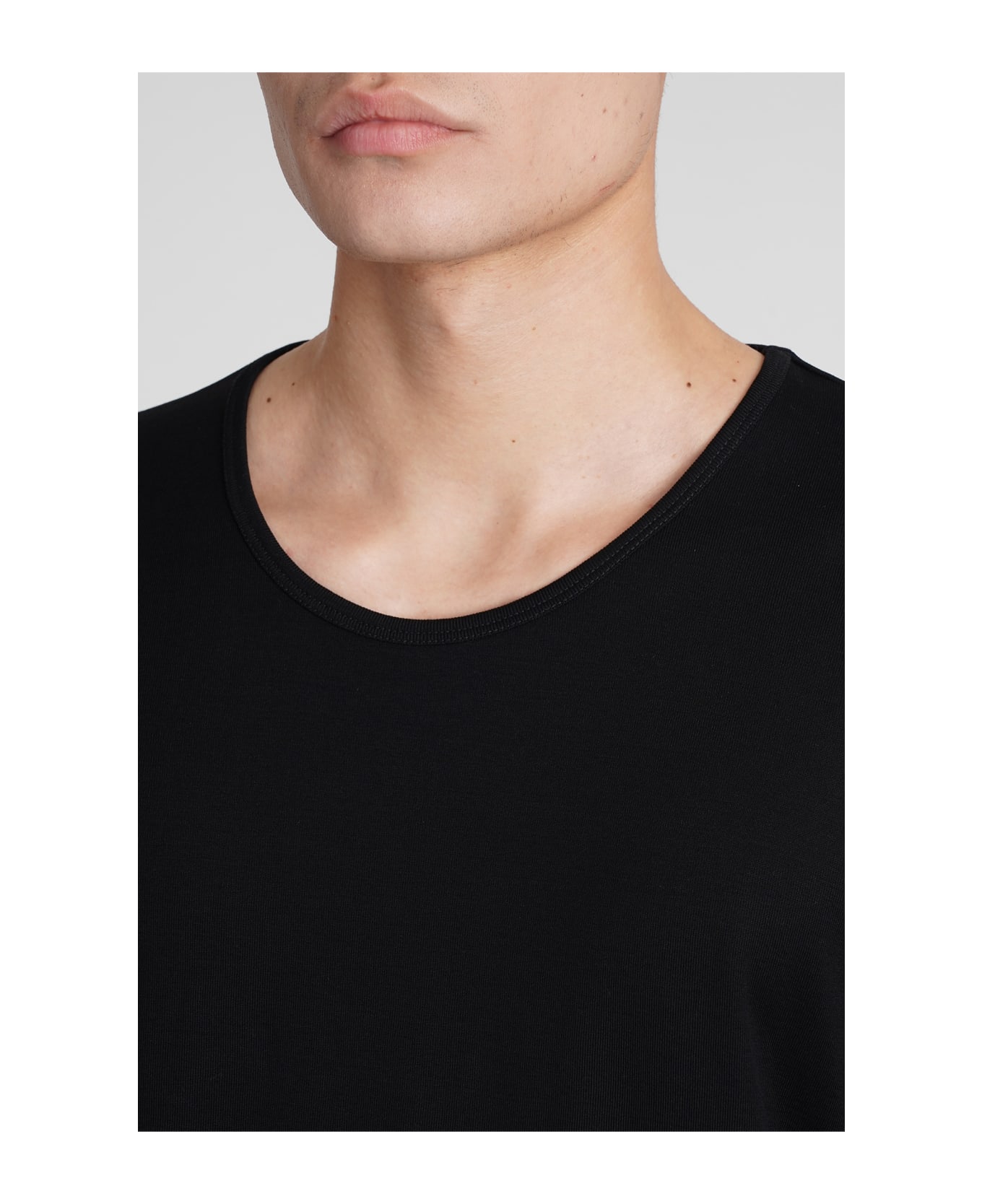 Lemaire Relaxed Fit Crewneck T-shirt - BLACK