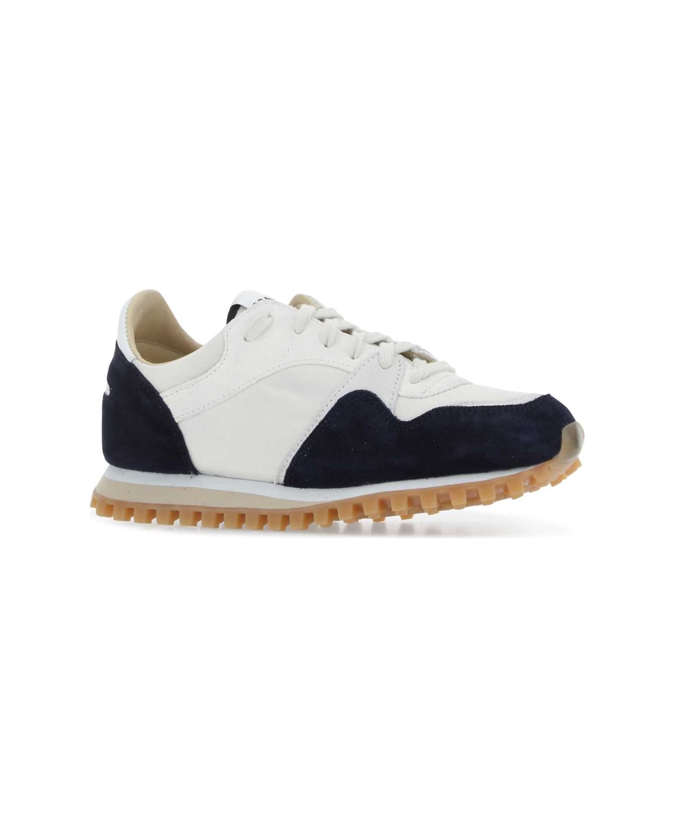 Spalwart Multicolor Mesh And Suede Marathon Trail Sneakers - NAVY