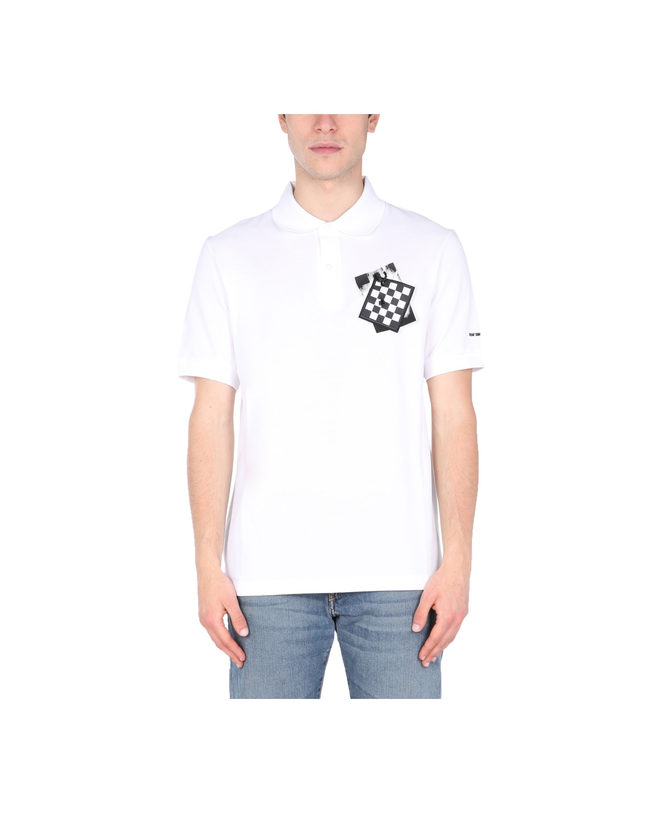 Fred Perry by Raf Simons Regular Fit Polo - WHITE