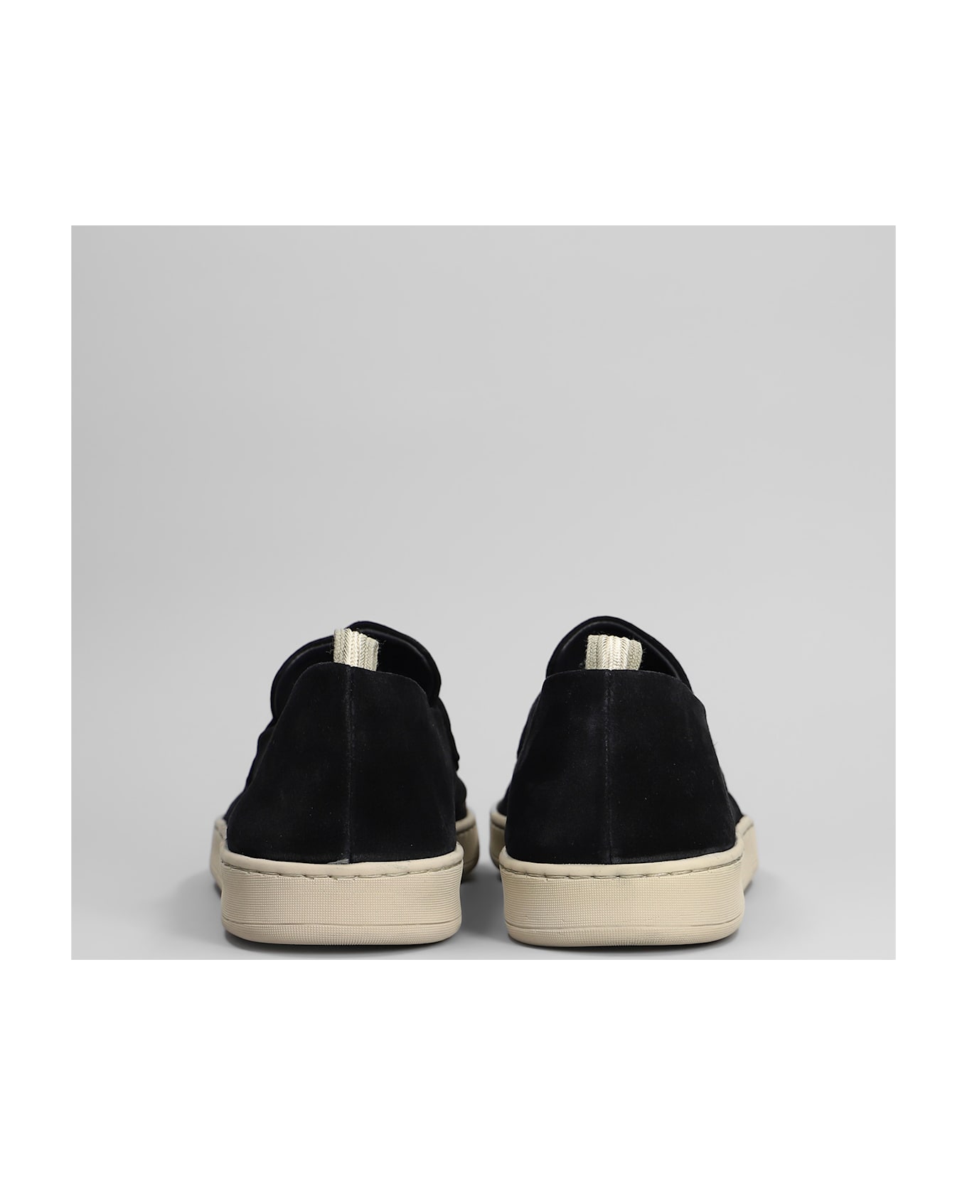 Officine Creative Herbie 001 Loafers In Black Suede - black