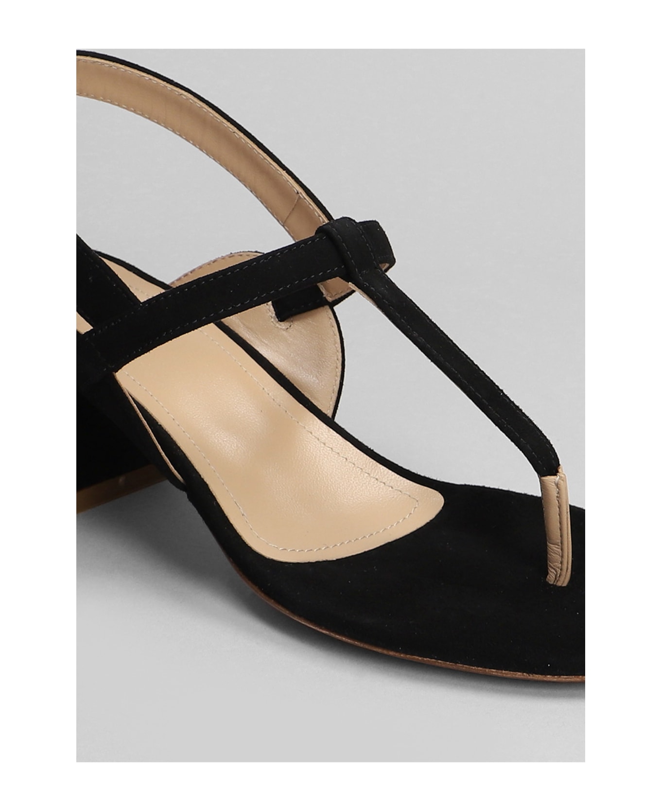 Relac Sandals In Black Suede - black