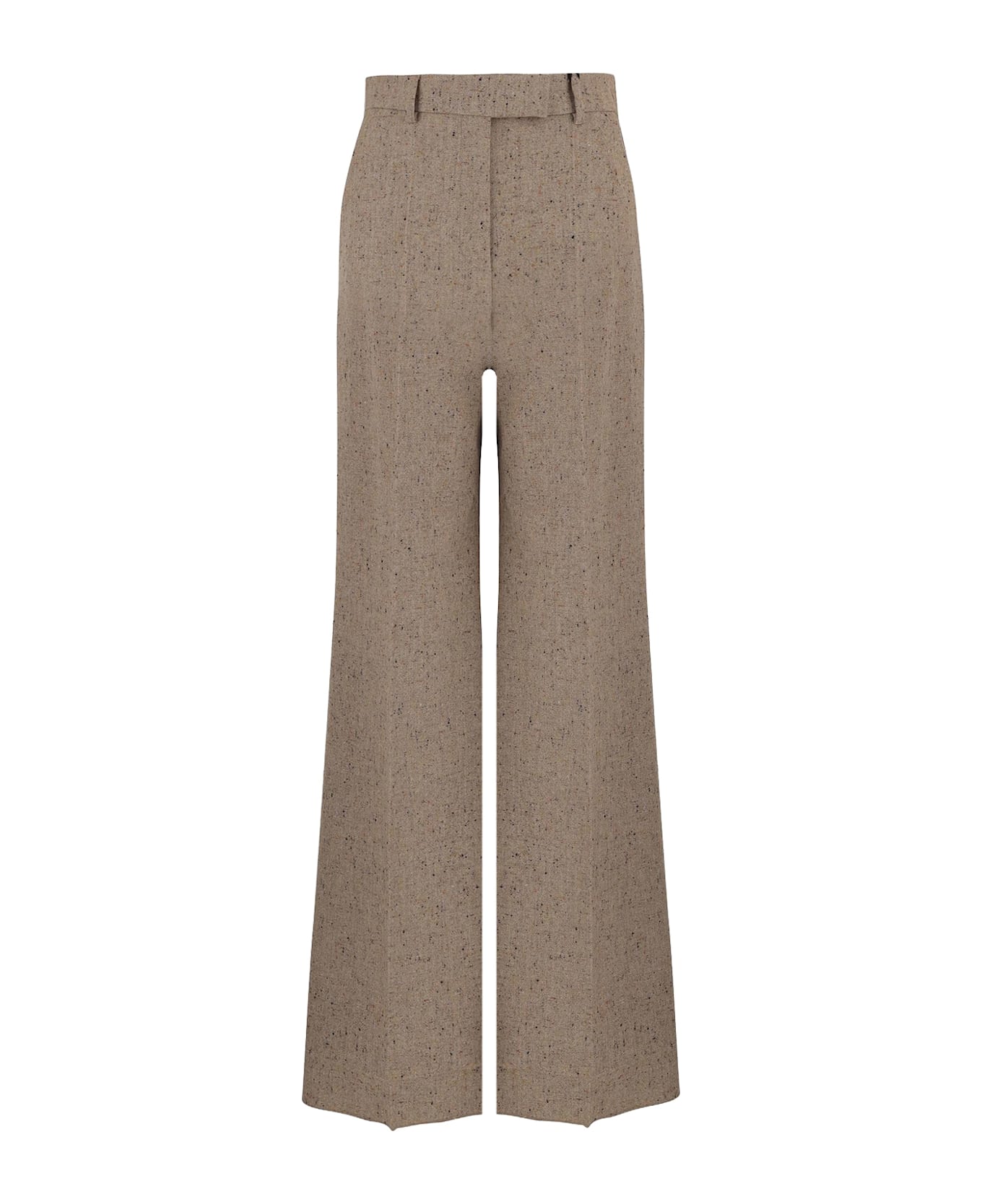 Valentino Virgin Wool Trousers - AVORIO/BEIGE
