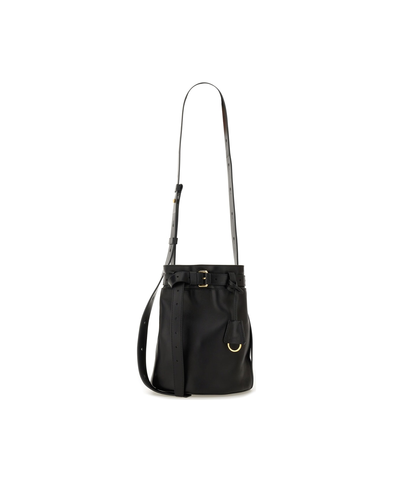 Moschino "tie Me" Bucket Bag - BLACK