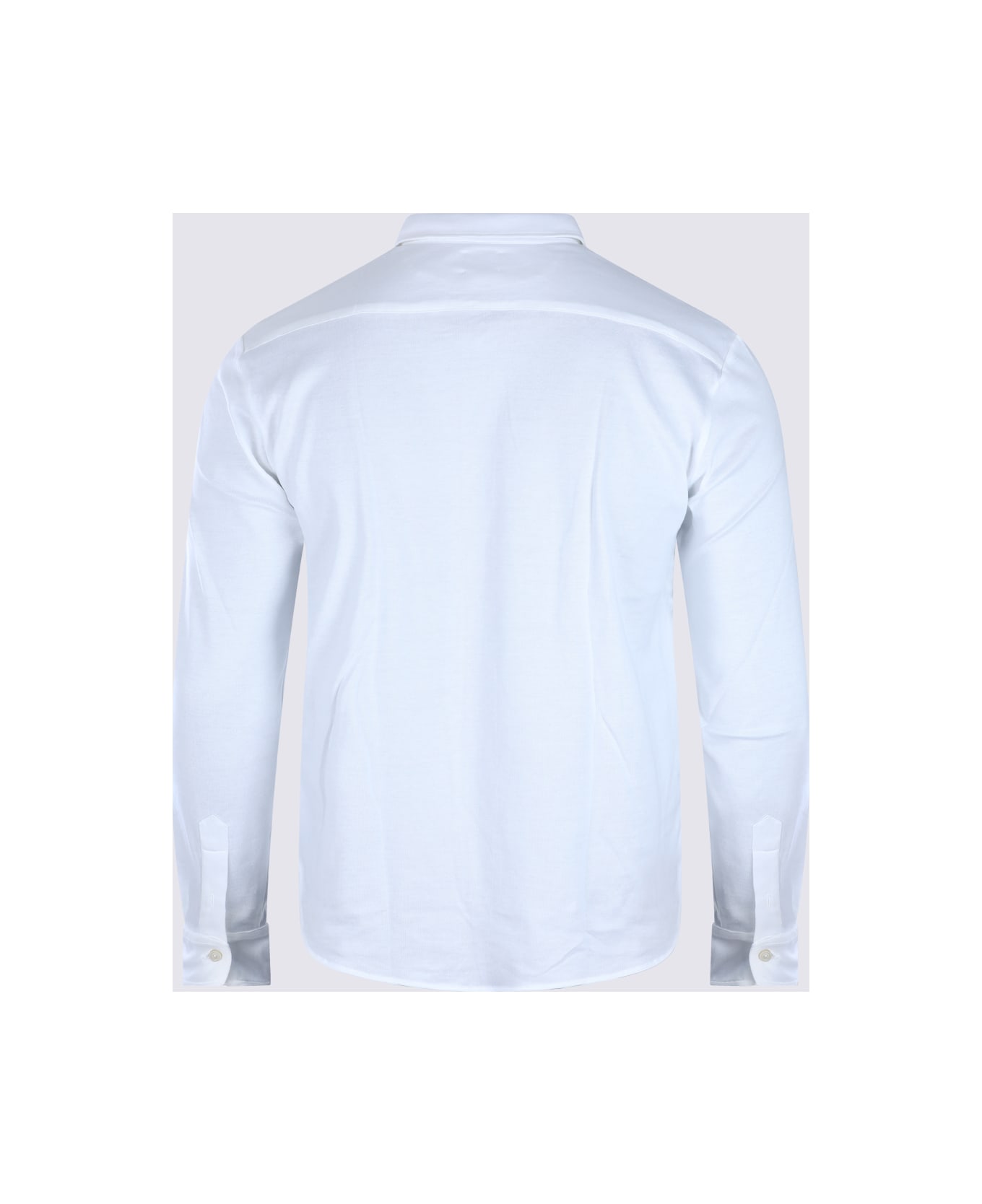 Eleventy White Cotton Shirt - White