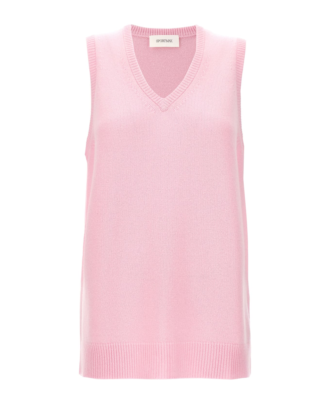 SportMax 
gimmy
 Vest - Pink