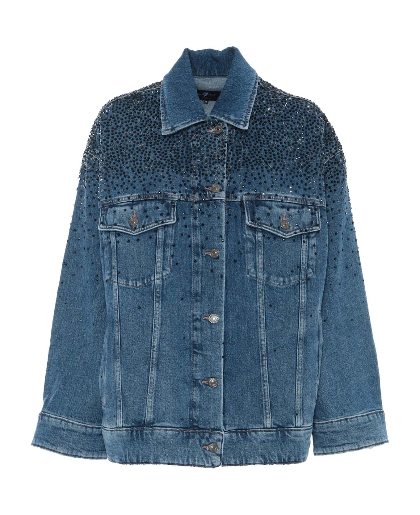 7 For All Mankind Denim Jacket - BLUE