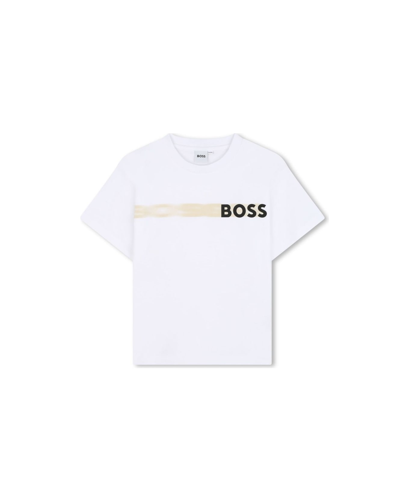 Hugo Boss Completo Con Stampa - White