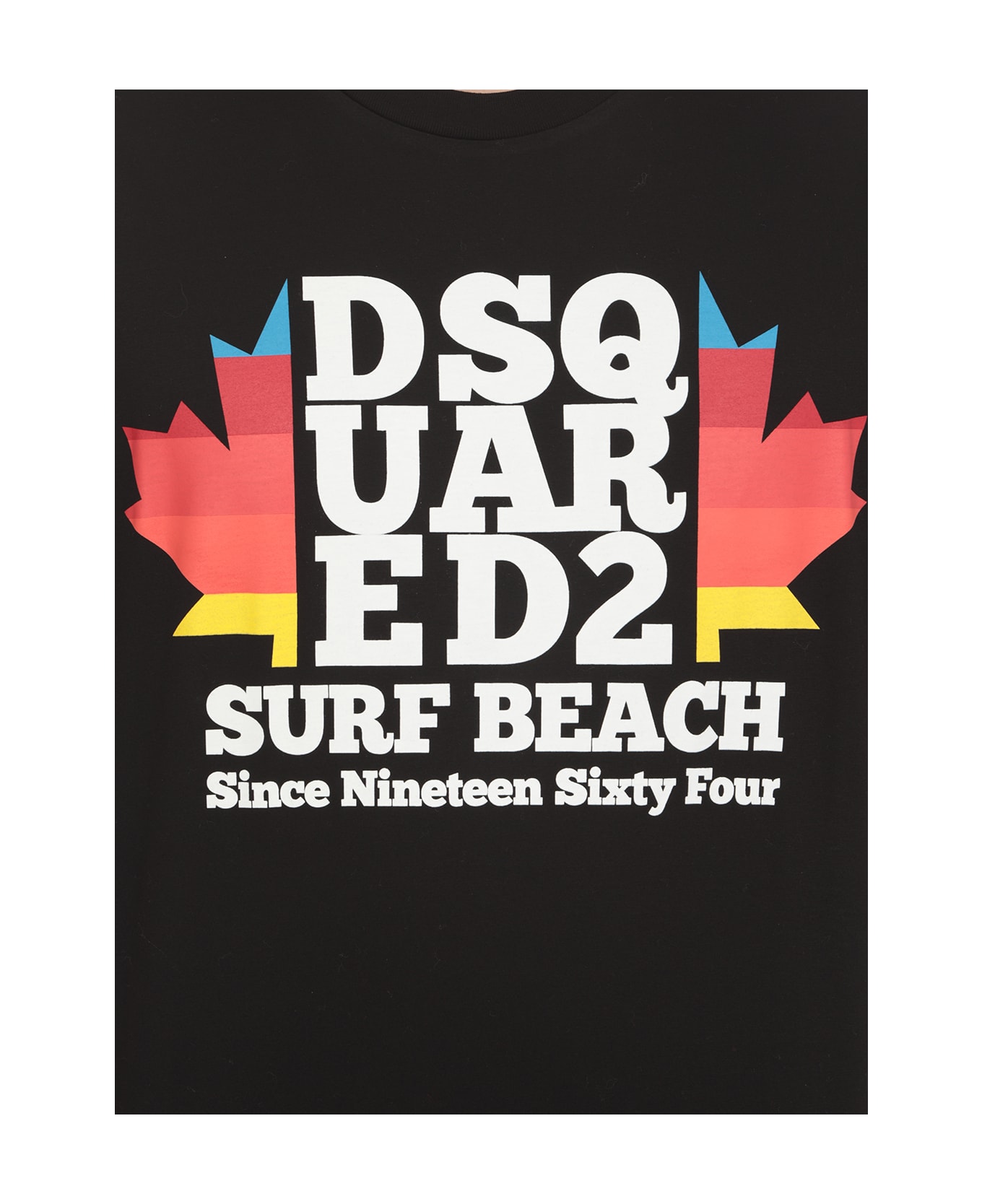 Dsquared2 Surf Beach T-shirt - BLACK