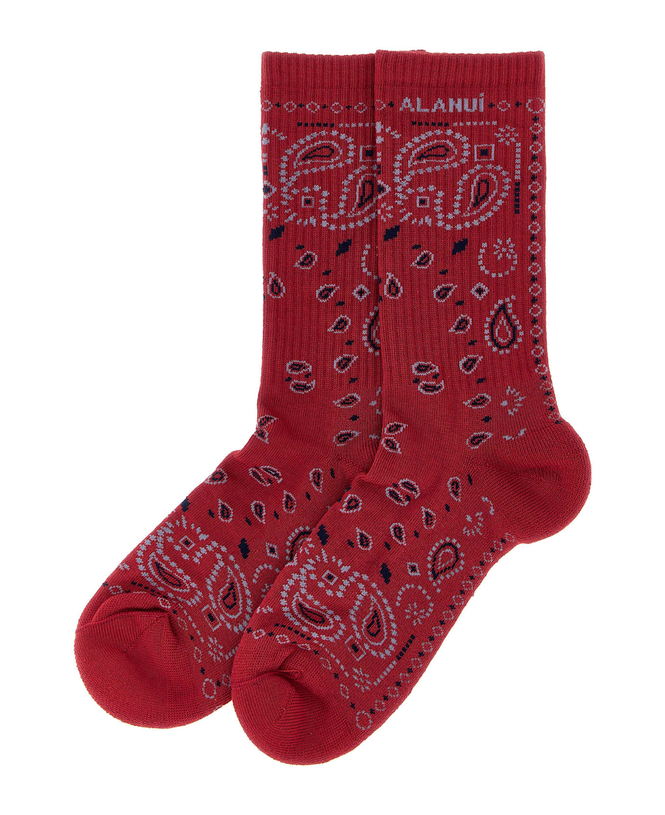 Alanui 
bandana
 Socks - Red