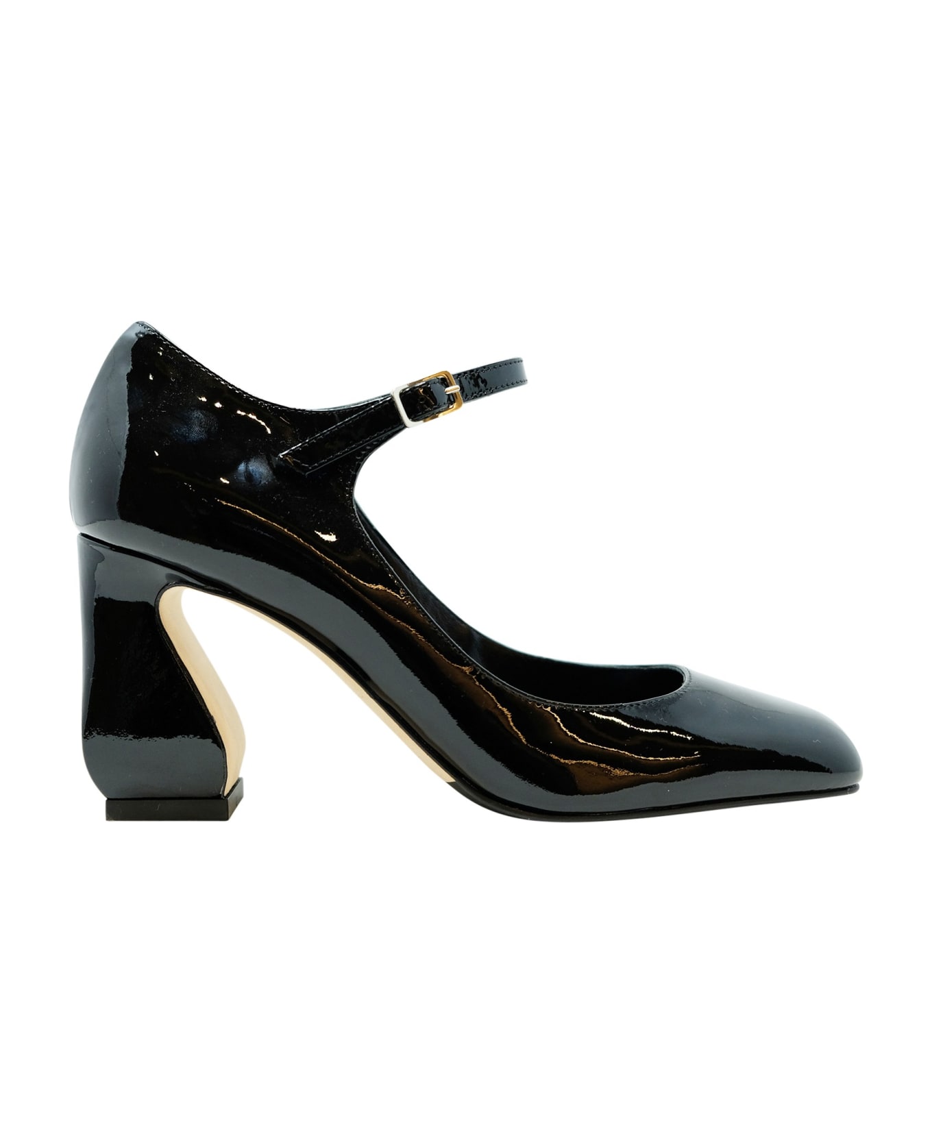 SI Rossi Black Patent Leather Pumps