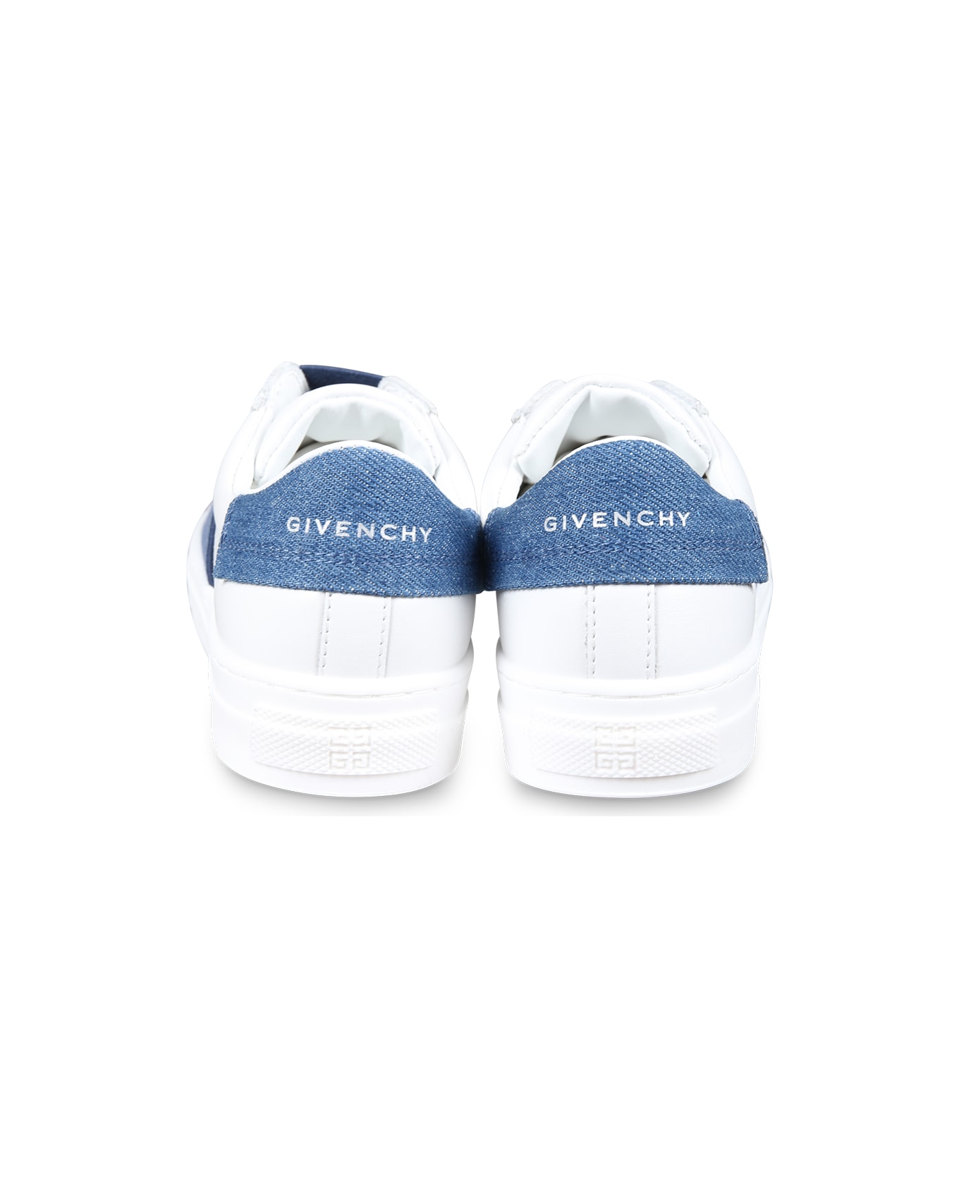 Givenchy White Sneakers For Kids With Logo - White