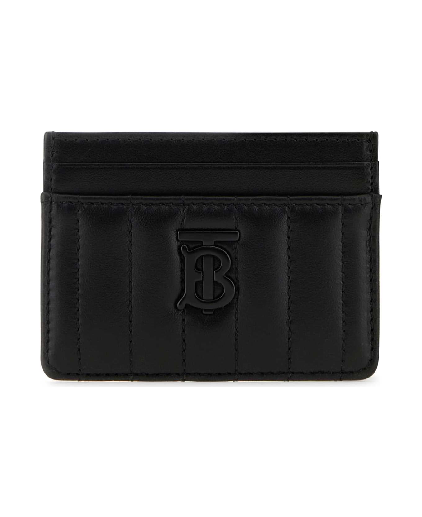 Burberry Black Leather Card Holder - BLACKBLACK
