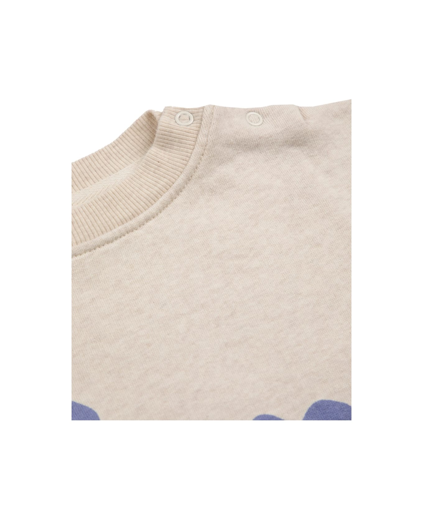 Bobo Choses Baby Pansy Flower Sweatshirt - BEIGE