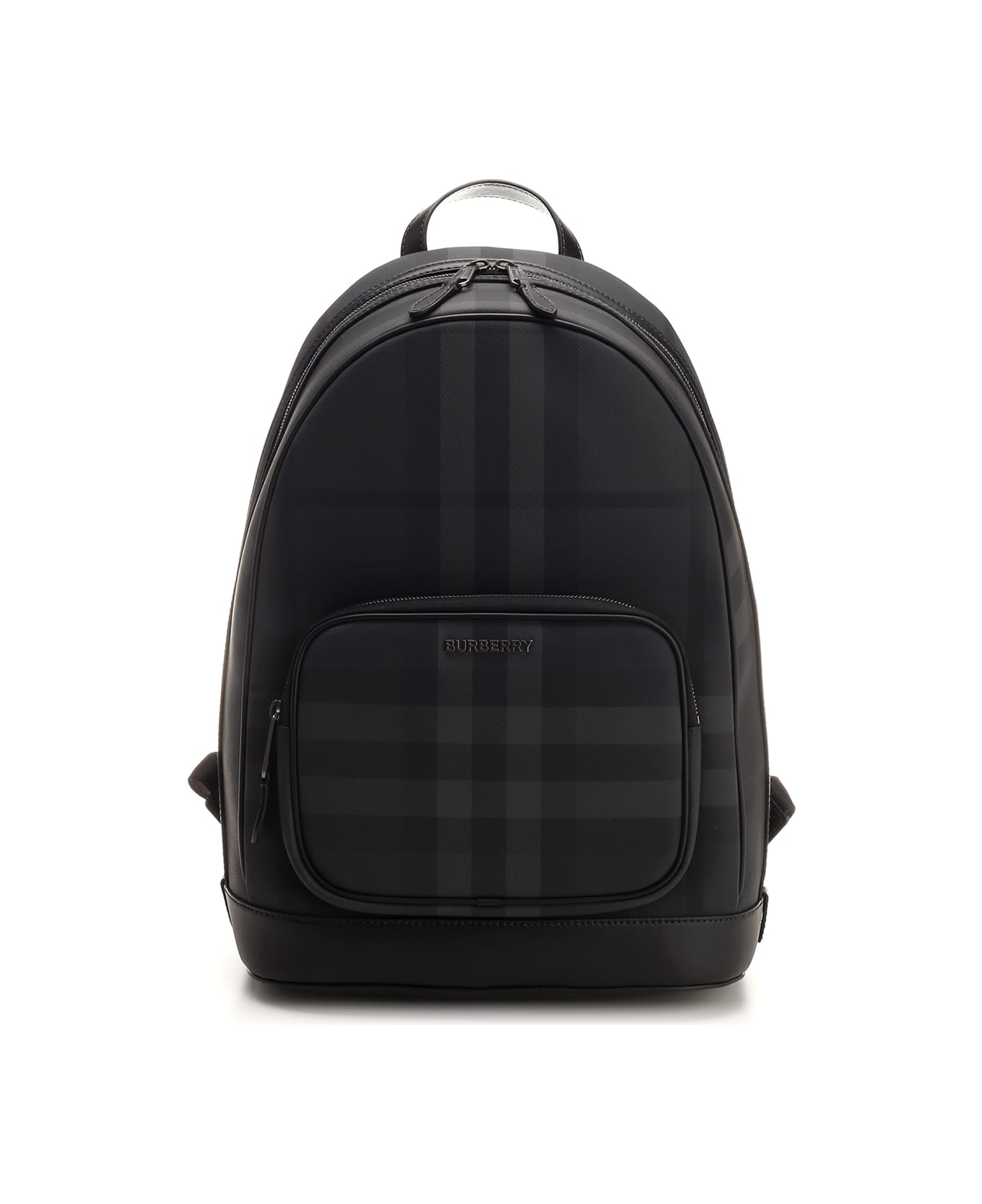 Burberry Check Backpack - Grey