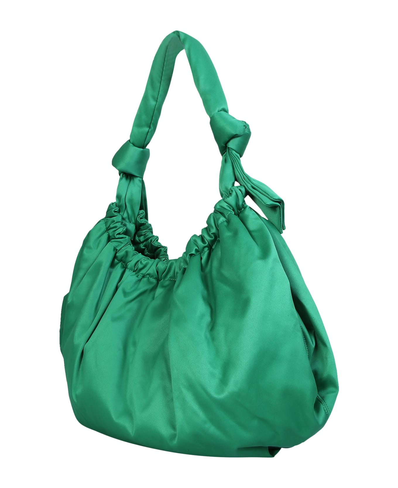 Ganni Hand Bag In Green Polyester - Green トートバッグ