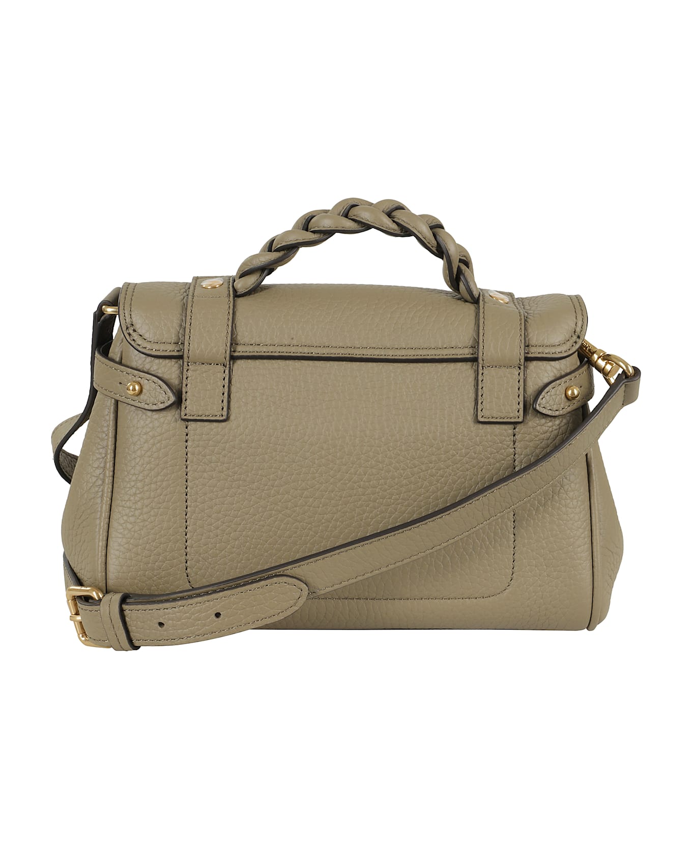 Mulberry Mini Alexa Heavy Grain - Linen Green