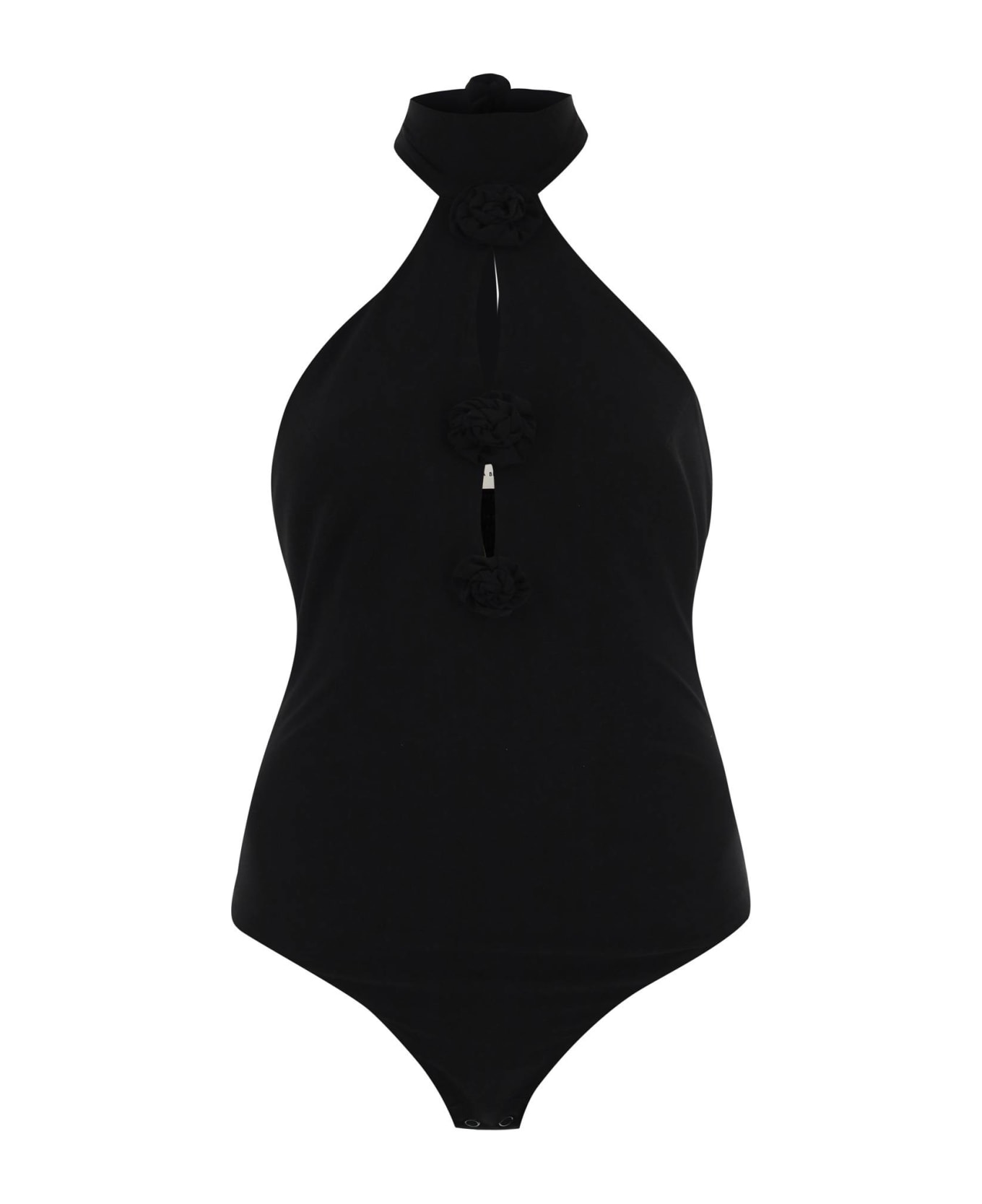 Magda Butrym Grecian Halterneck Bodysuit - BLACK (Black)