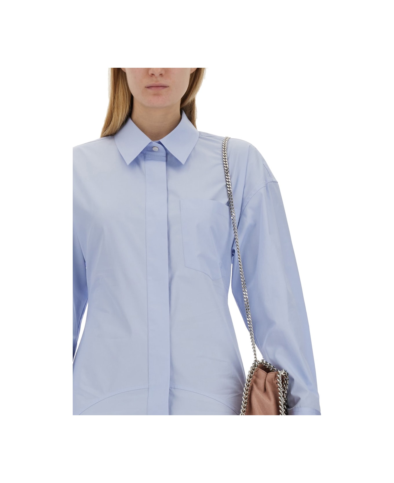 Stella McCartney Shirt Dress - AZURE ワンピース＆ドレス