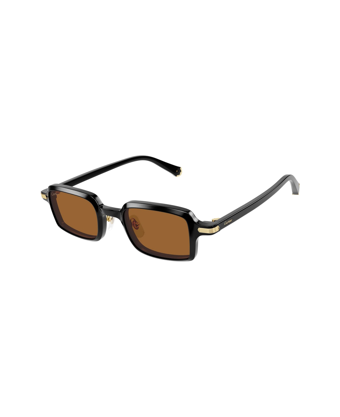Cartier Eyewear Cartier Ct0539s Première De Cartier 003 Black Orange Glasses - Nero