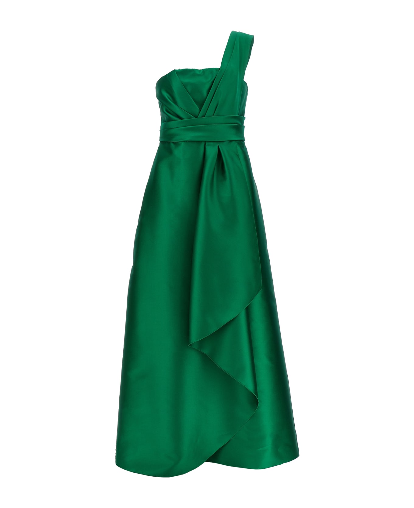 Alberta Ferretti 'mikado' Dress - Green ワンピース＆ドレス