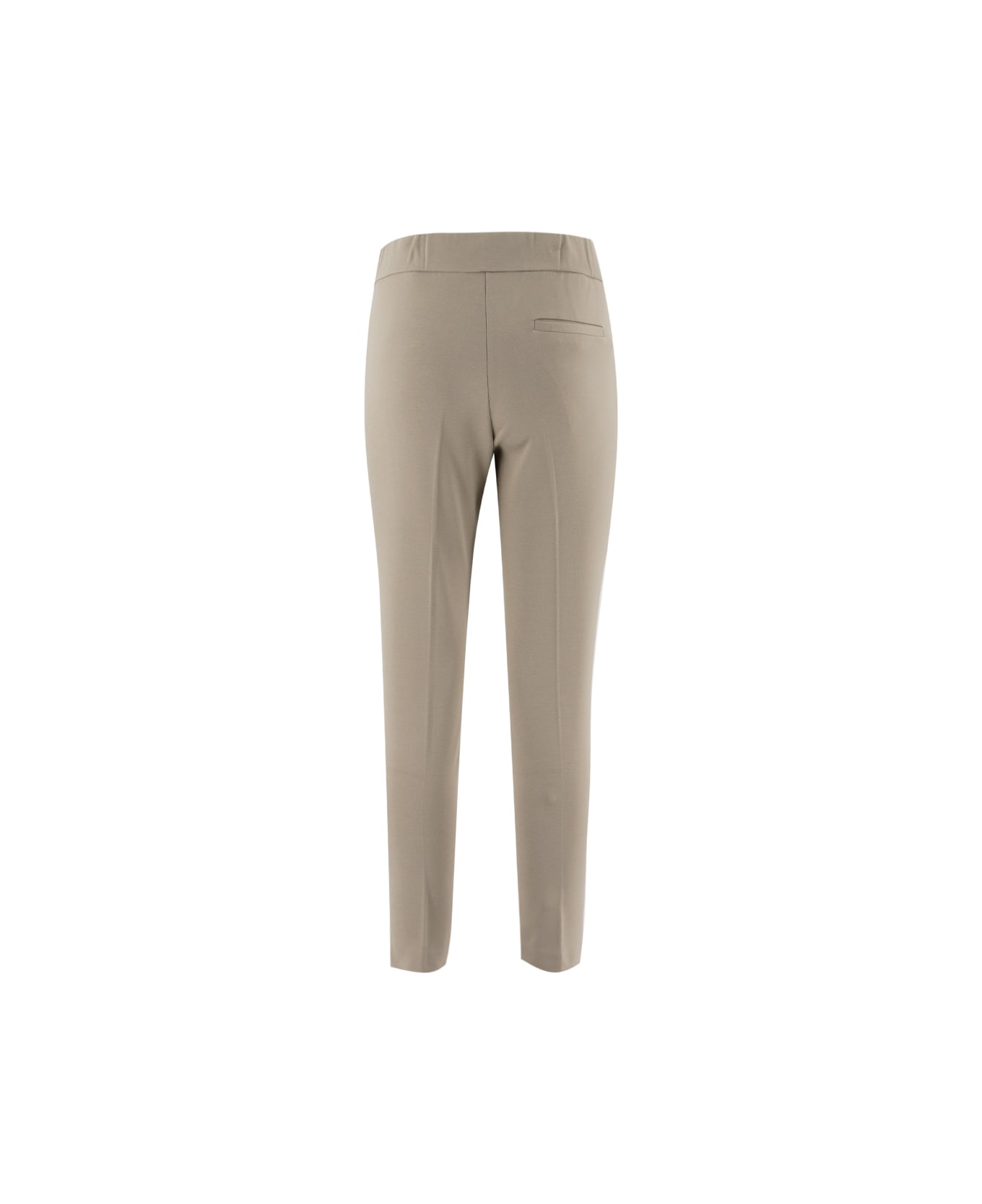 Le Tricot Perugia Trousers - TAUPE               