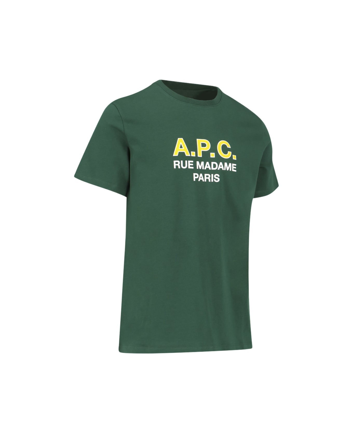 A.P.C. Madame Cotton Crew-neck T-shirt - green