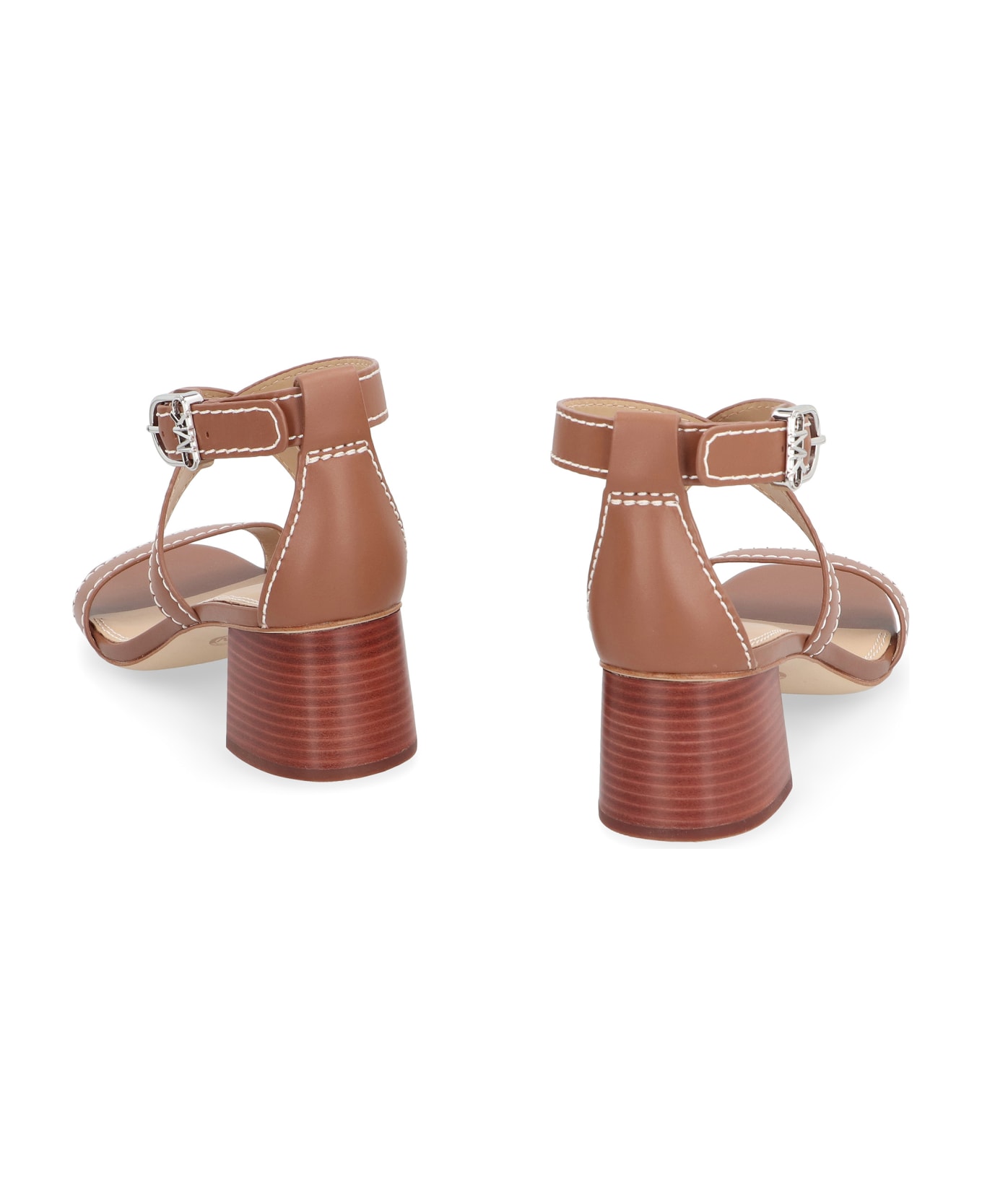 MICHAEL Michael Kors Ashton Leather Sandals - brown