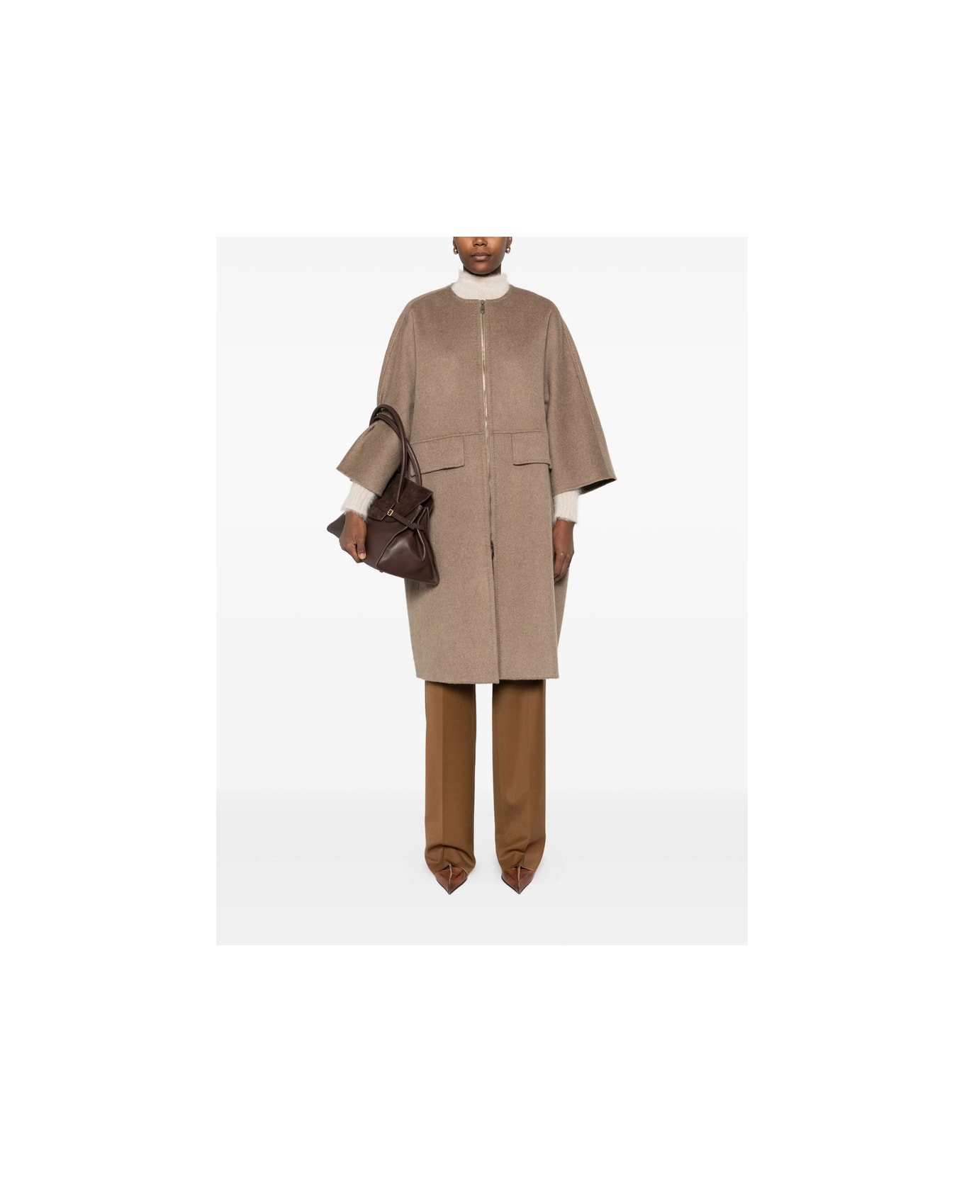 Max Mara Atelier Coat - BROWN