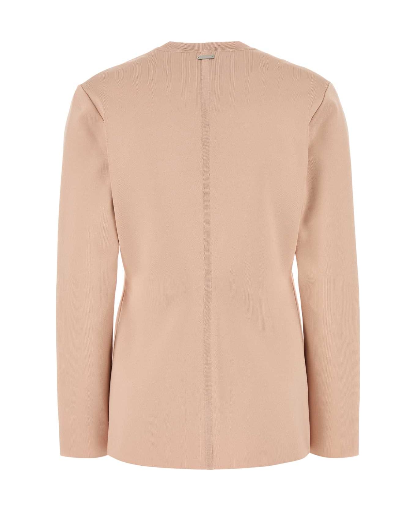 Ferragamo Pink Stretch Viscose Blend Cardigan - BALLET
