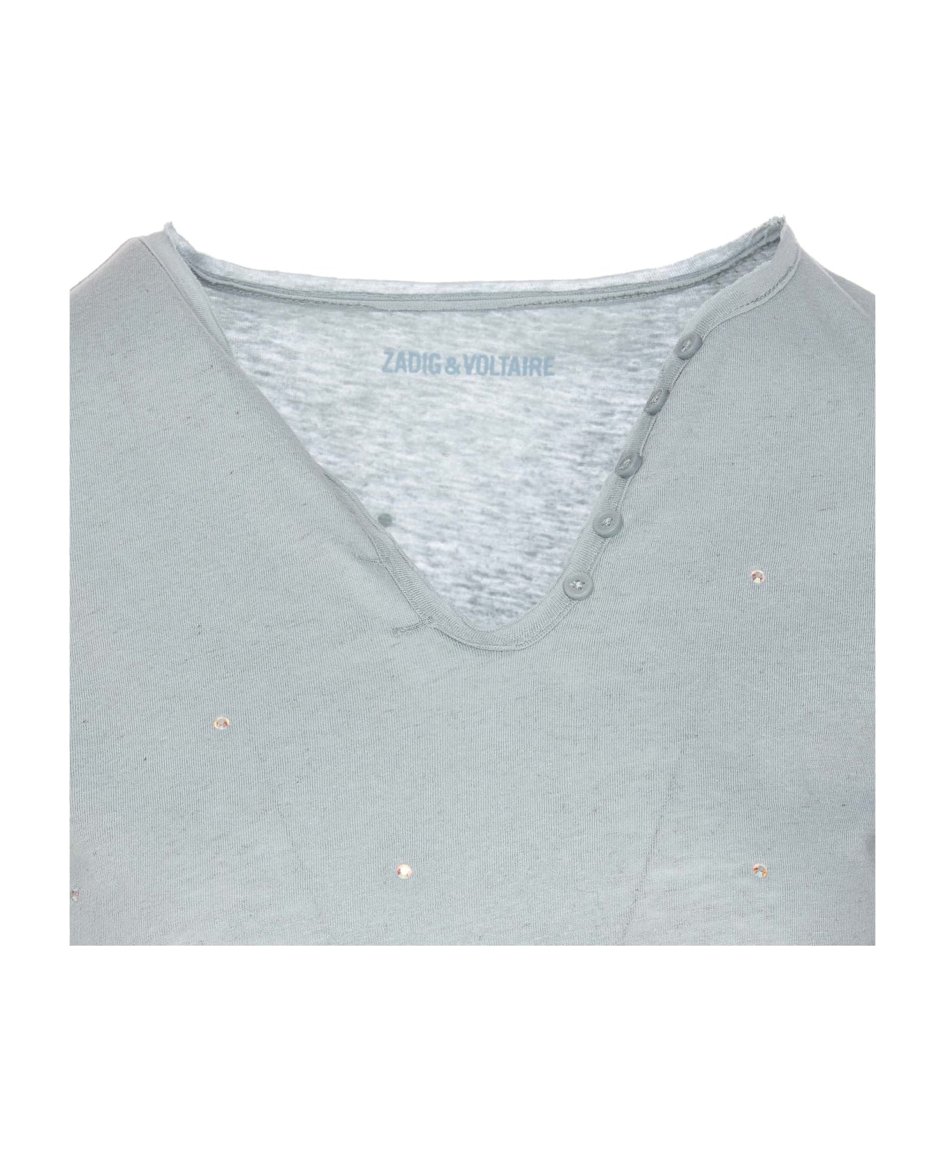 Zadig & Voltaire Tunisien T-shirt - Grey Tシャツ