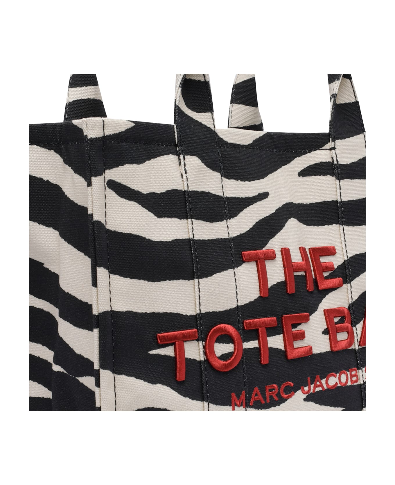 Marc Jacobs The Zebra Large Tote Bag - Black/white