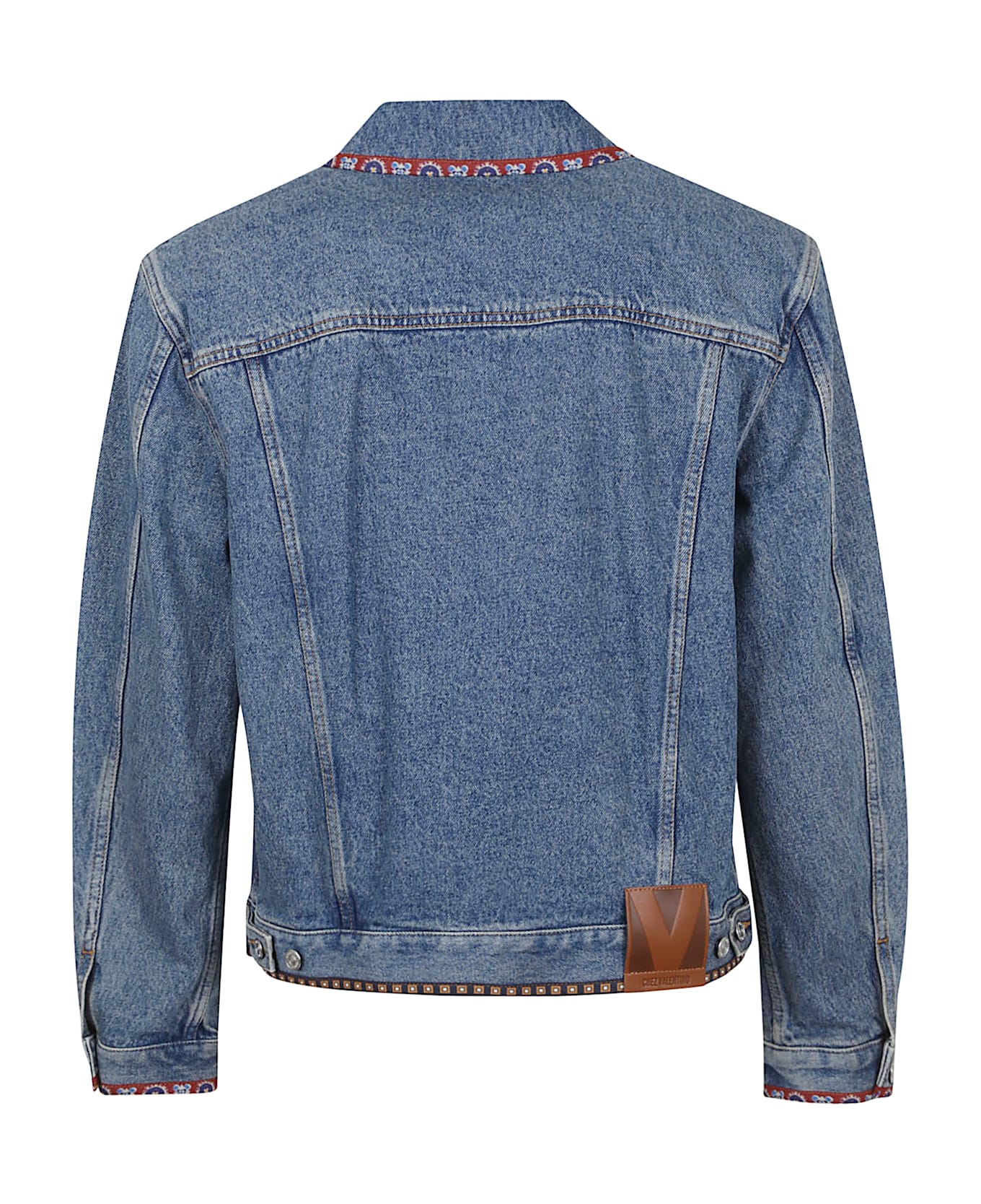 Valentino Garavani Denim Jackets Embroideries - Medium Blue Denim
