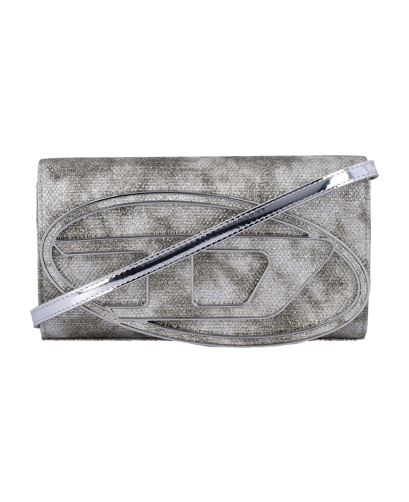 Diesel 1dr Crossbody Wallet Bag - BEIGE