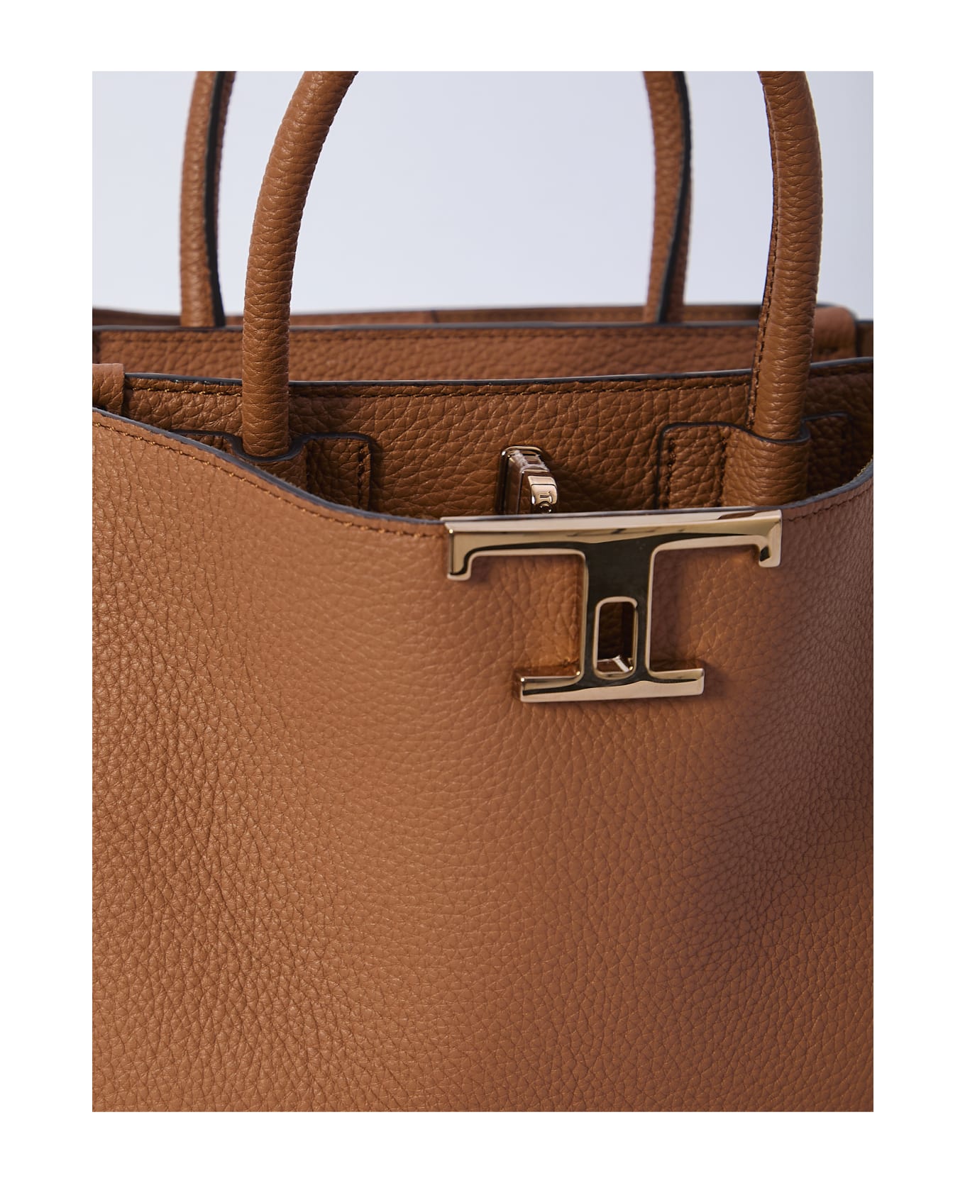 Tod's Small T Timeless Shopping Bag - Brown