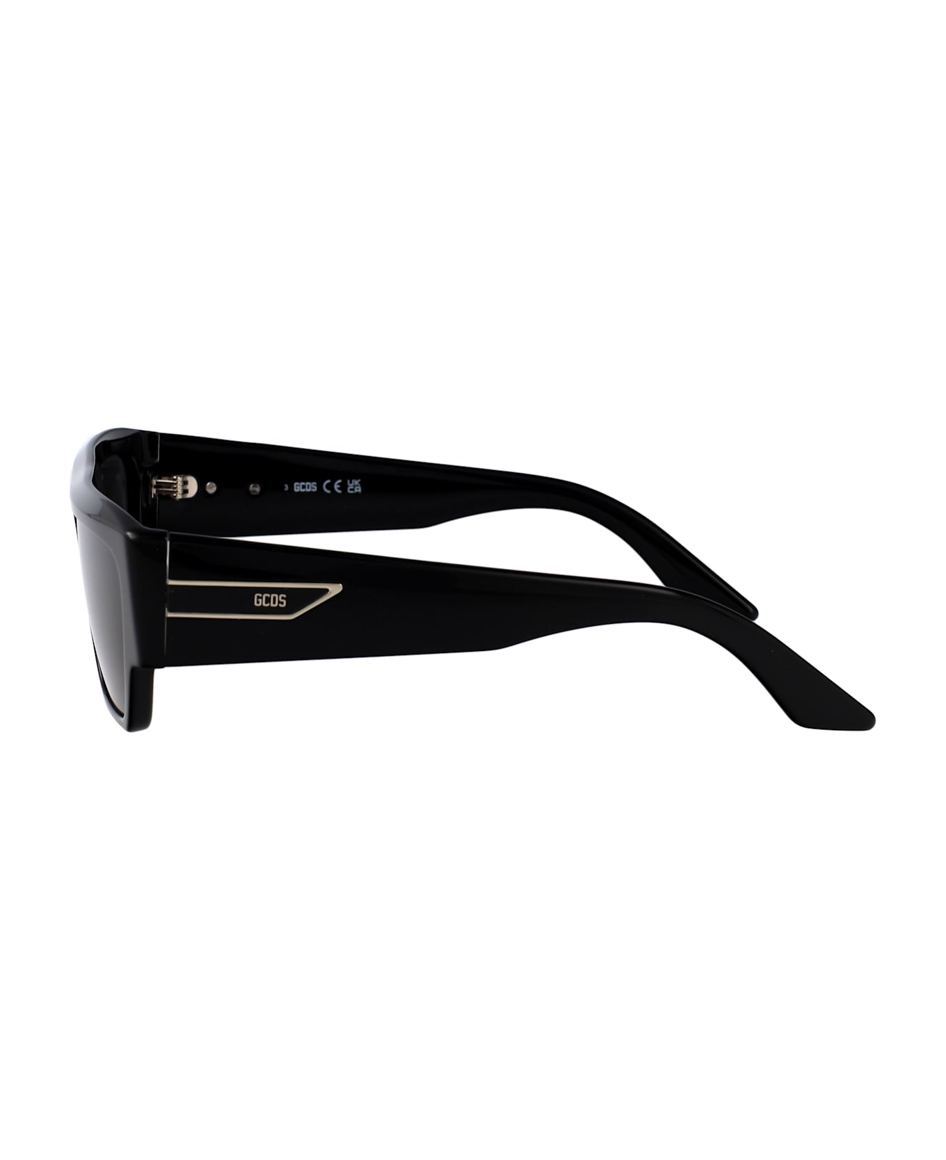 GCDS Gd0064 Sunglasses - nero lucido / fumo