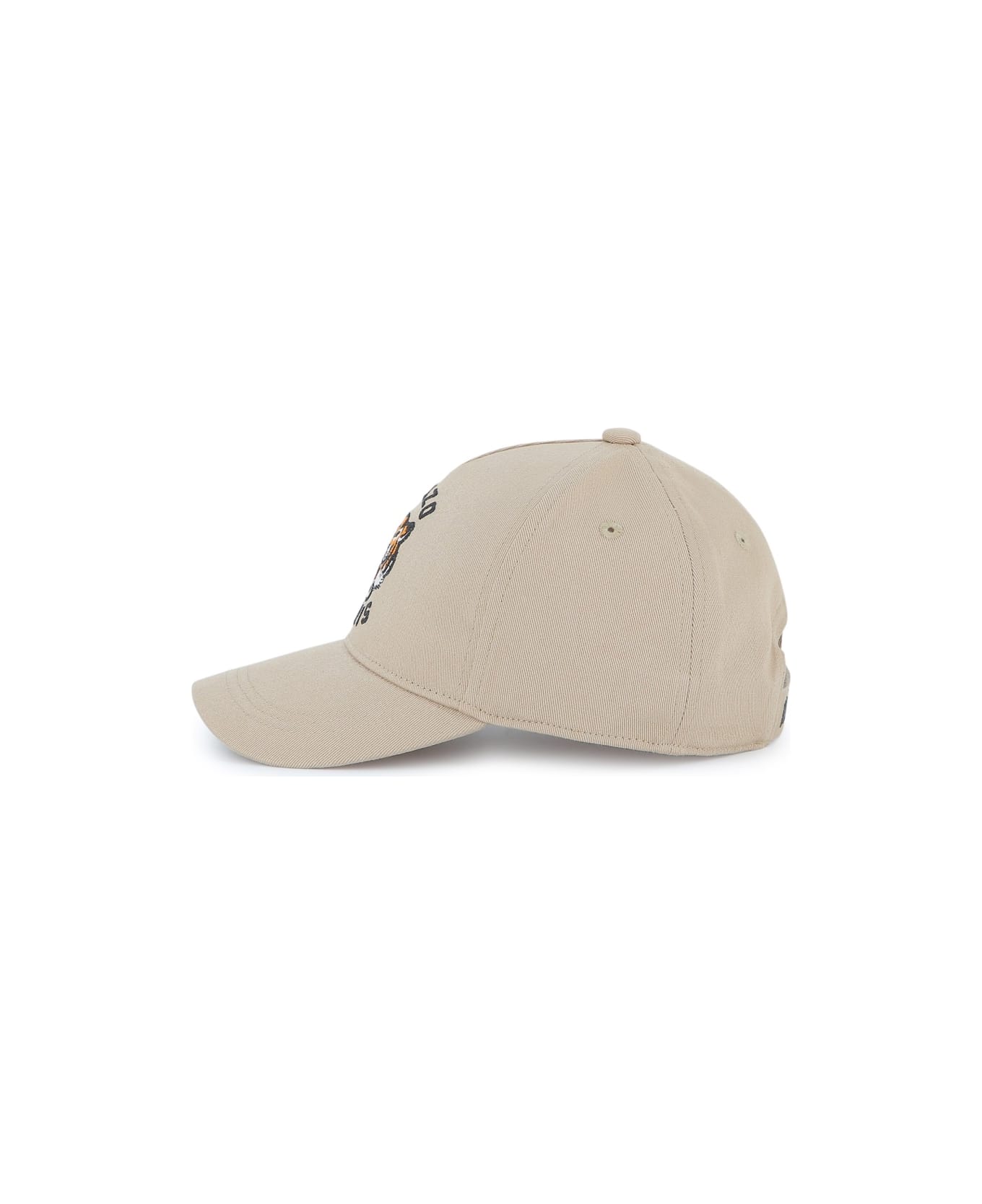 Kenzo Hat With Logo - BEIGE