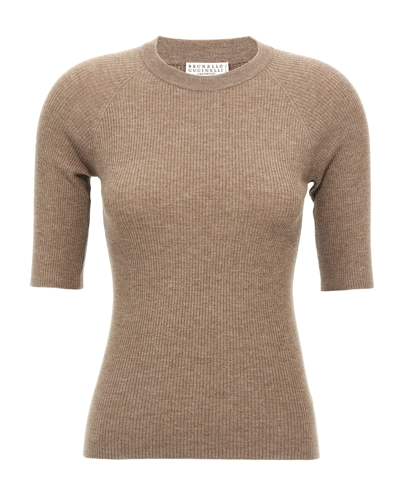 Brunello Cucinelli 
sparkling
 T-shirt - Brown