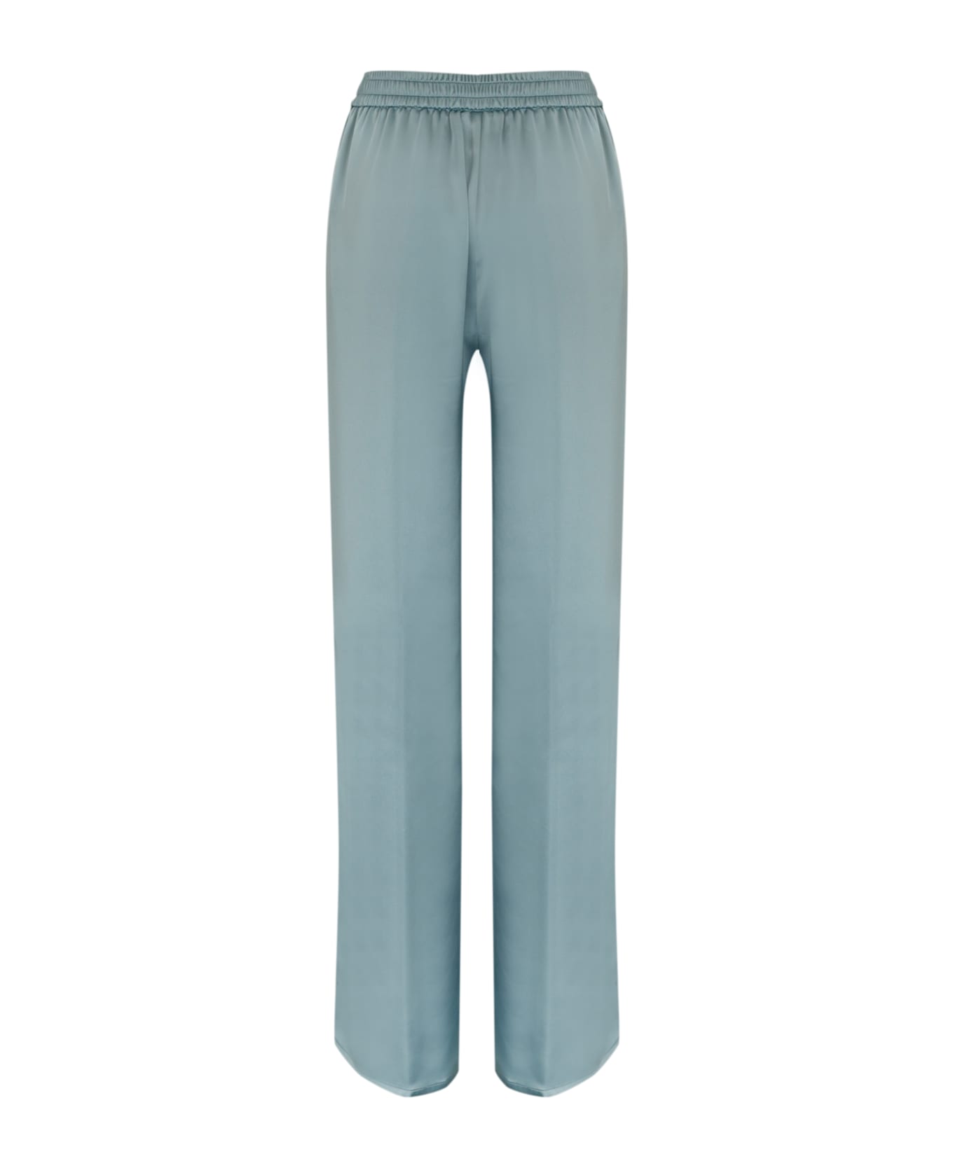 Herno Straight Trousers In Technical Fabric - BLUE
