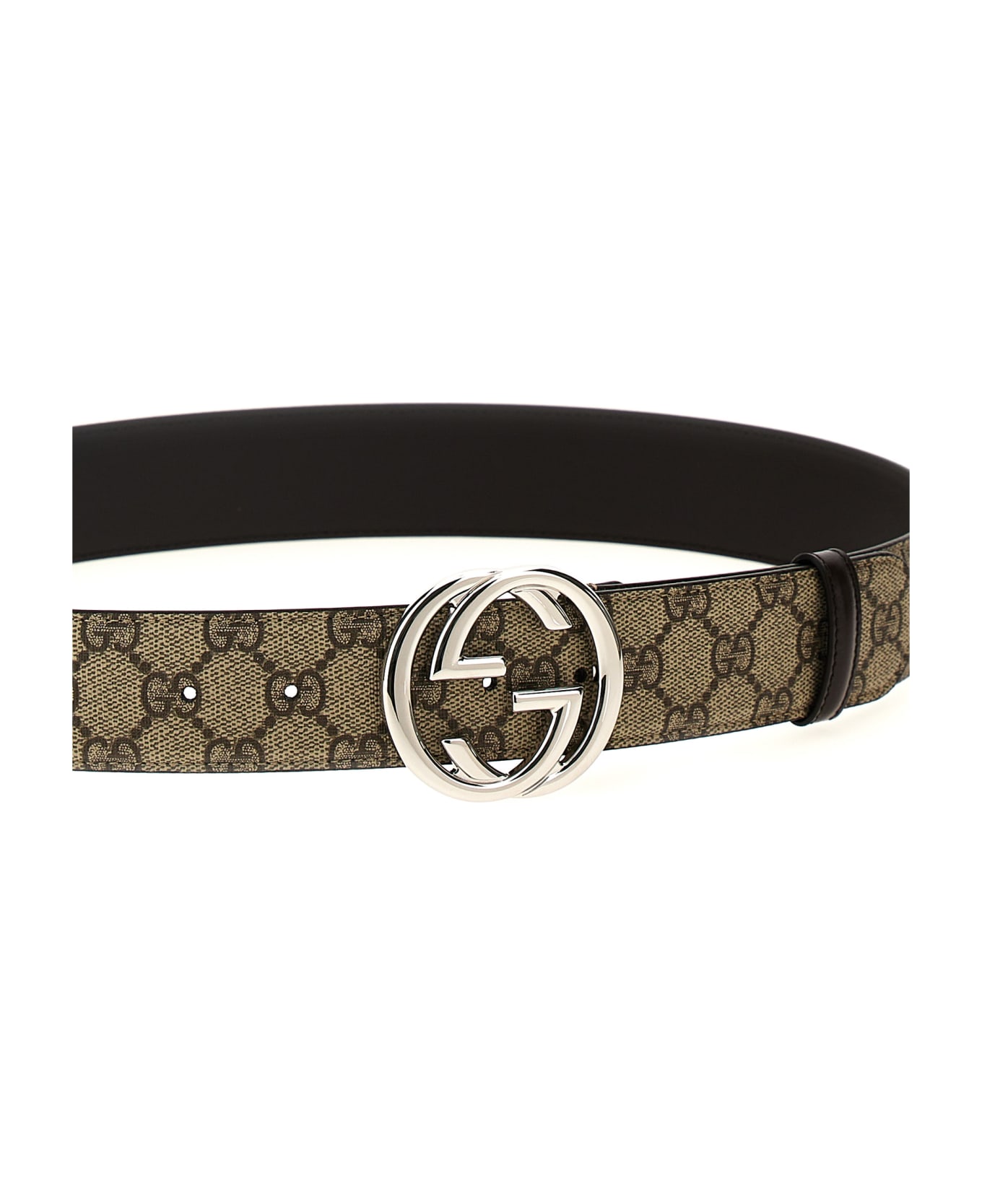 Gucci 'incrocio Gg' Belt - Beige ベルト