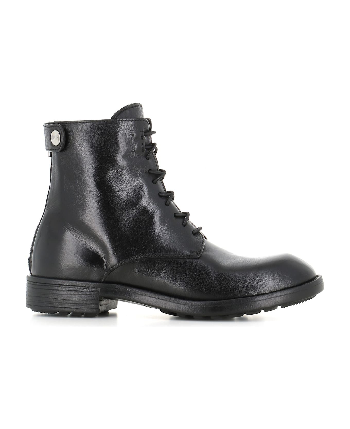 Officine Creative Lace-up Boot Diary/106 - Black