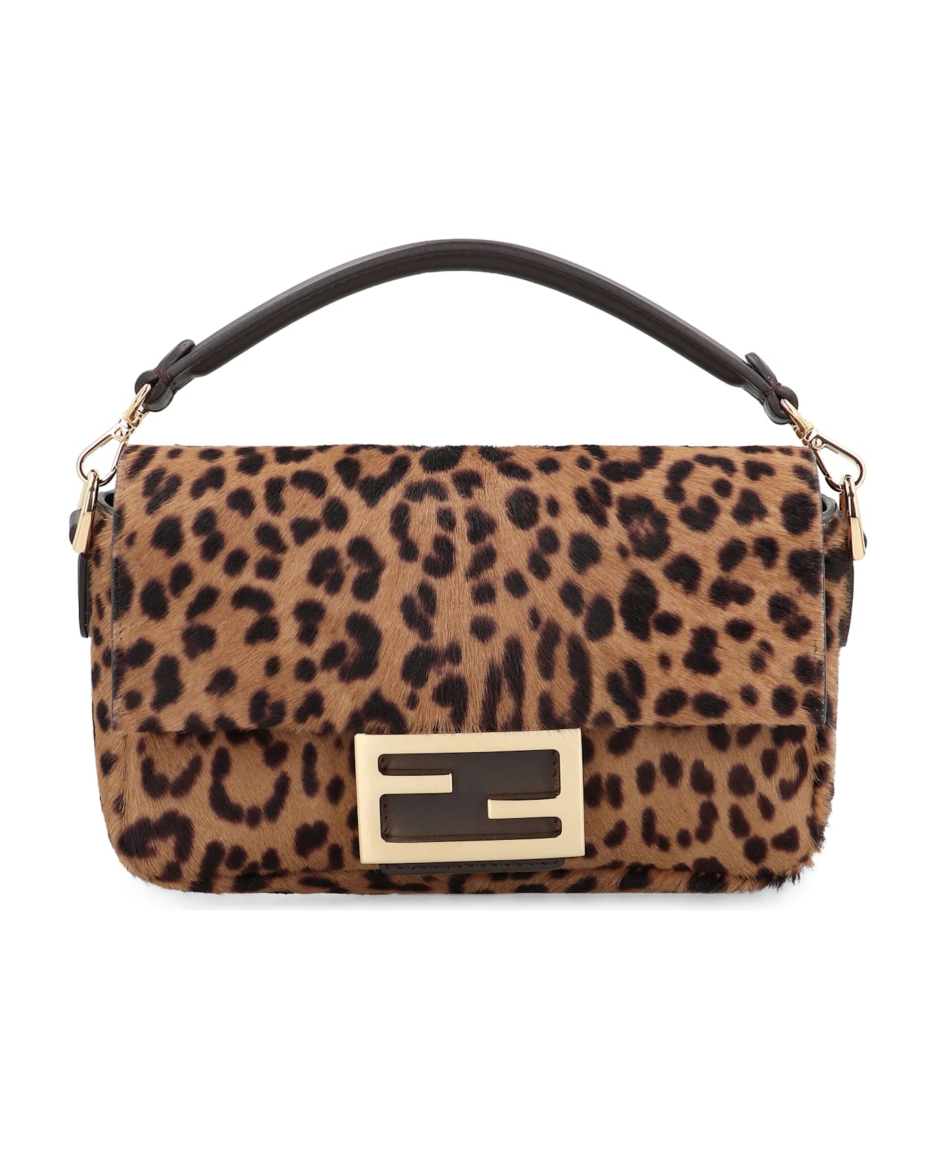 Fendi Borsa Baguette® Mini In Calfskin - Animalier