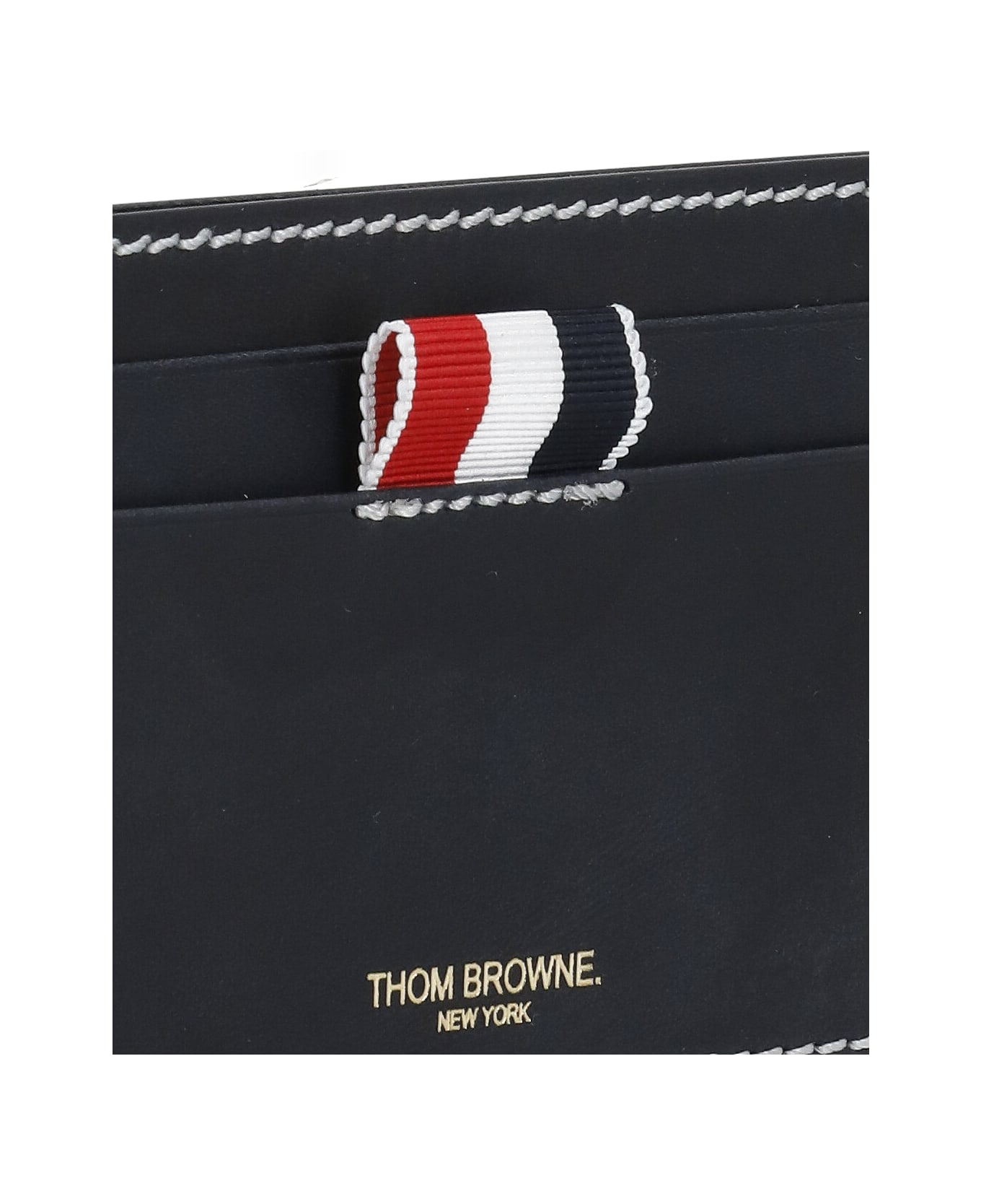 Thom Browne Logo Cardholder - Blue