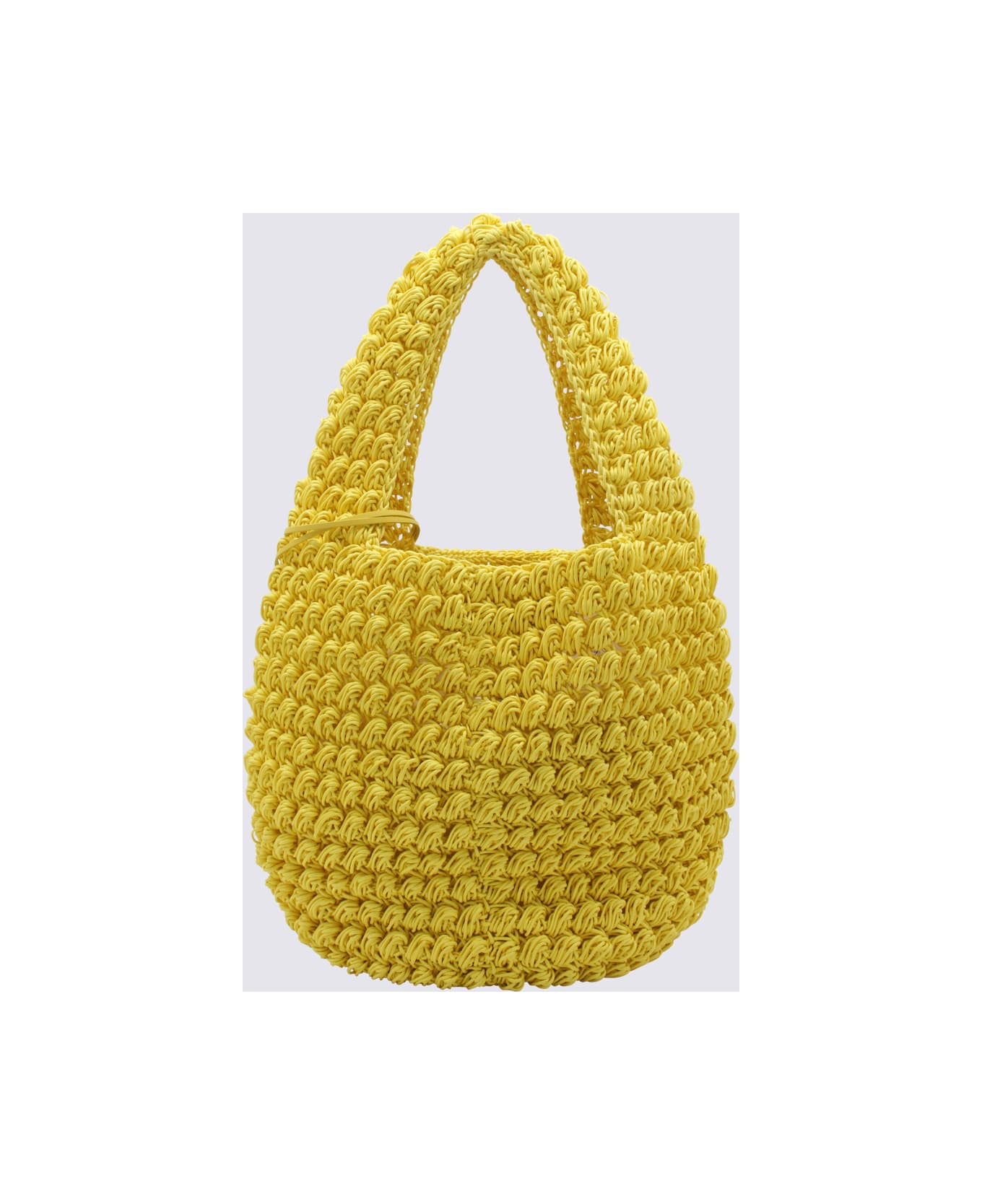 J.W. Anderson Yellow Cotton Popcorn Basket Tote Bag - Yellow