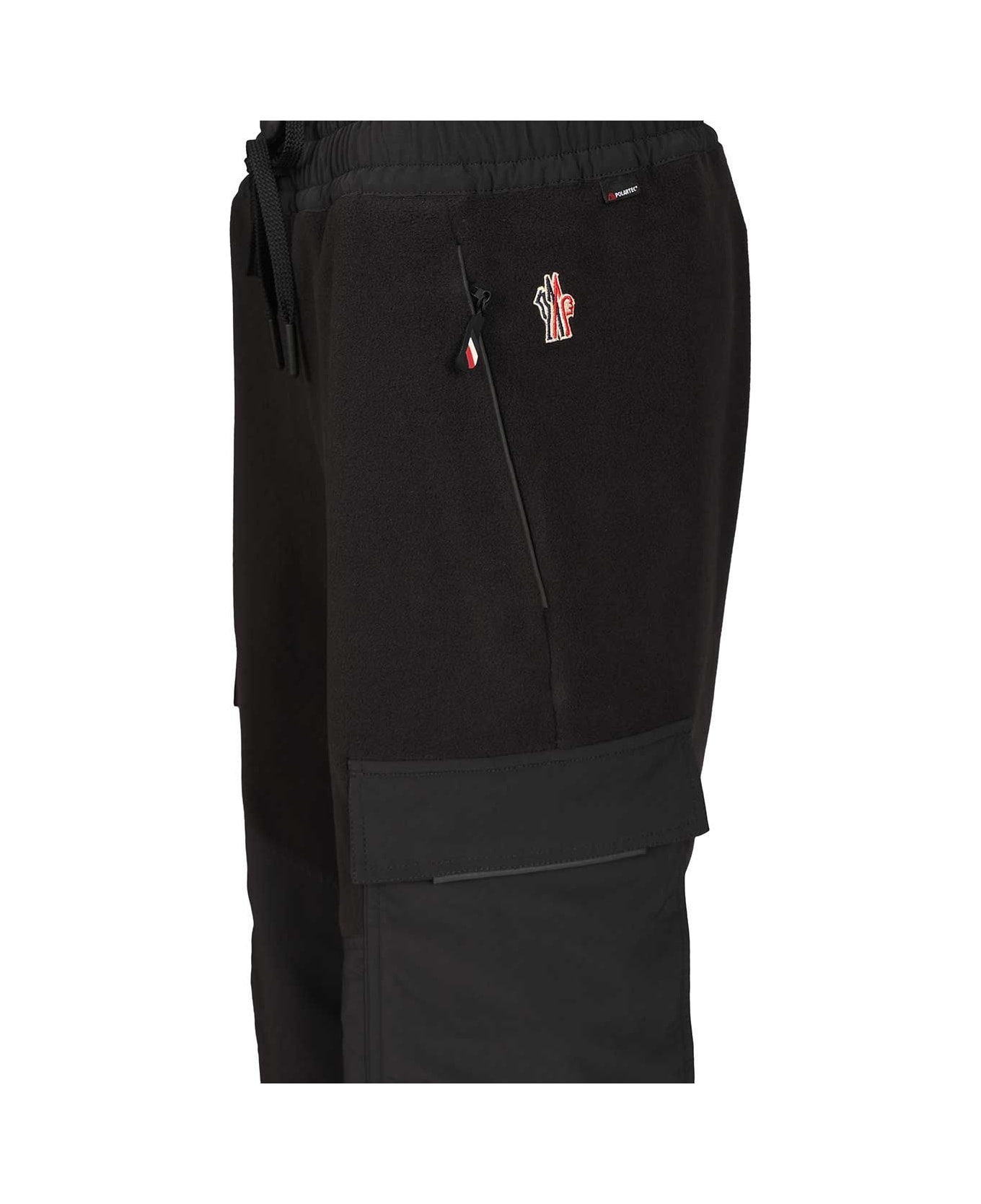 Moncler Grenoble Sweat Bottoms - BLACK