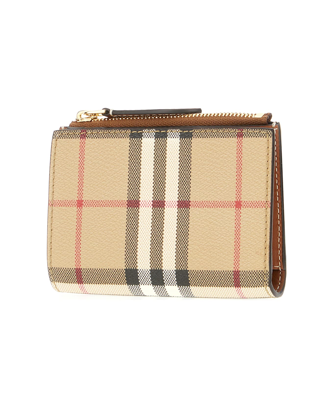 Burberry Printed Fabric Wallet - ARCHIVE BEIGE