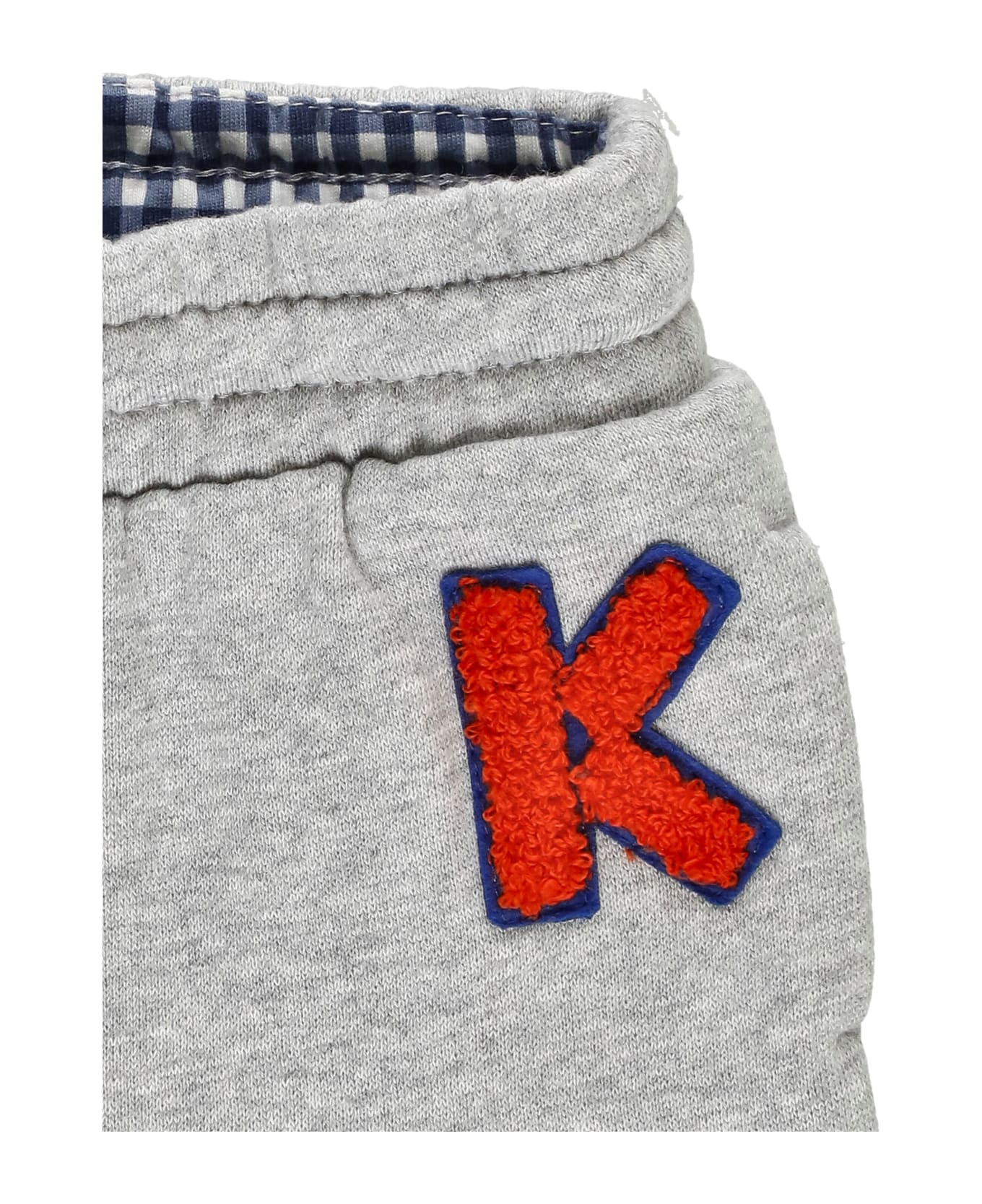 Kenzo Kids Cotton Sweatpants - Grey ボトムス
