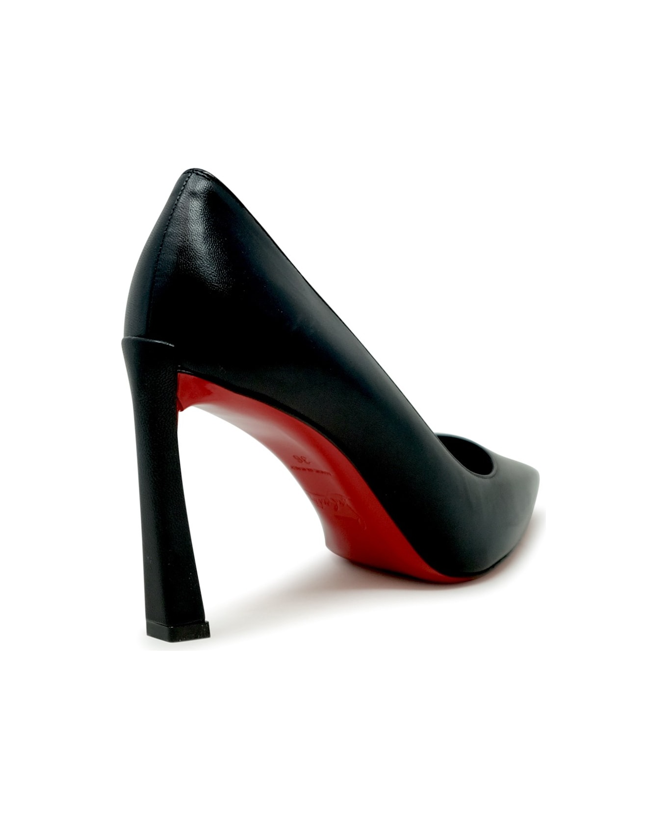 Christian Louboutin 1230134 B7439 Black Condora 85 Pumps - BLACK